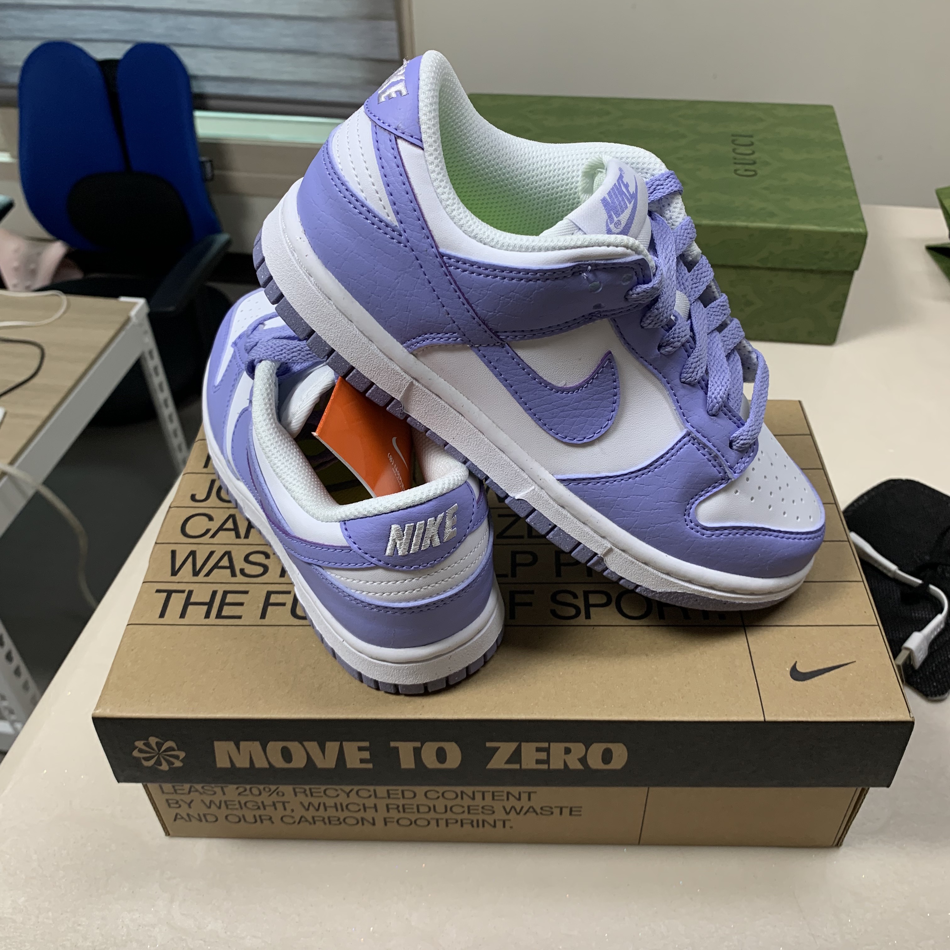 (W) Nike Dunk Low Next Nature Lilac 착용 스타일 - 3