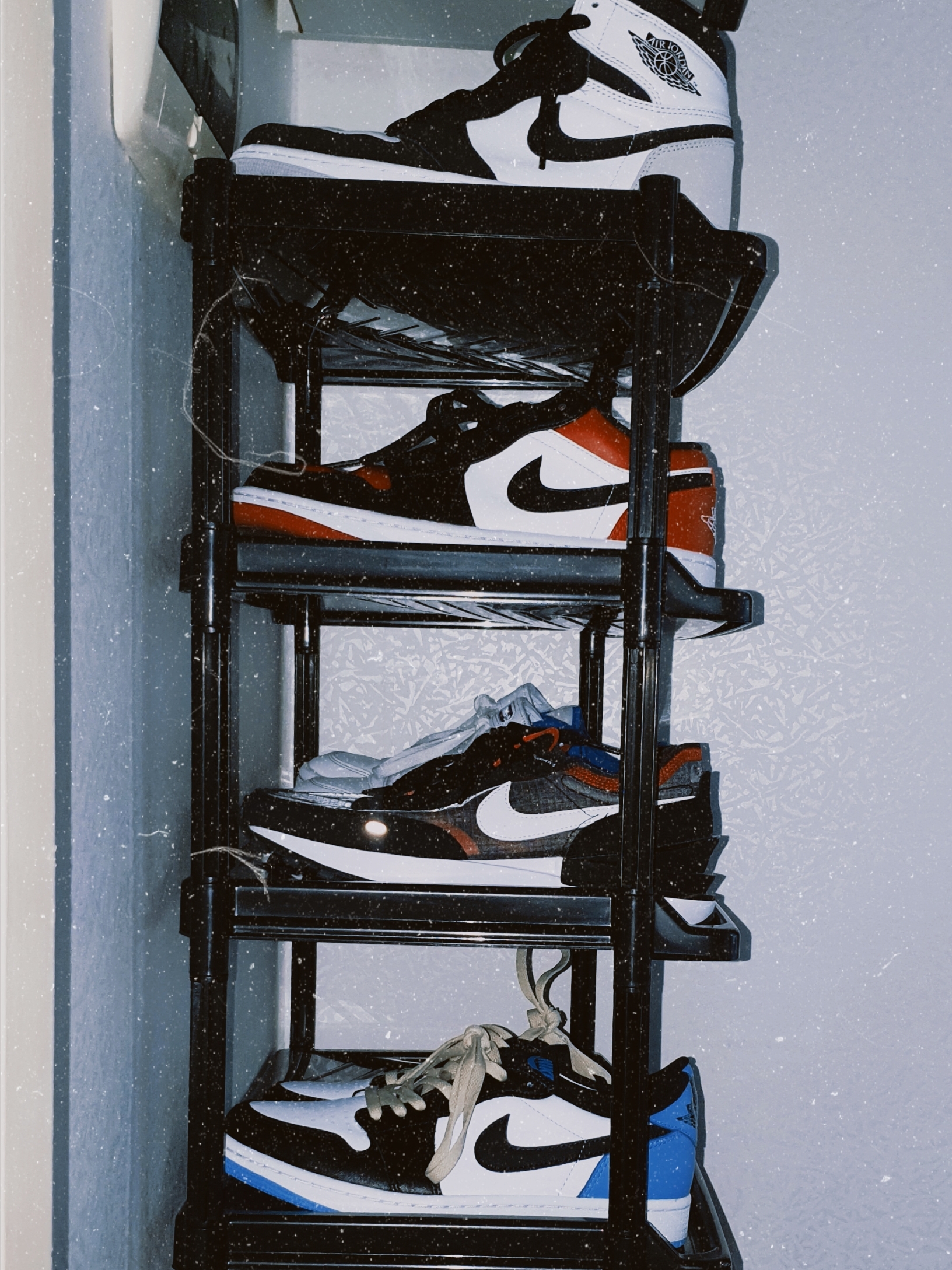 Jordan 1 Retro High OG Bleached Coral, Jordan 1 Low Bred Toe 착용 스타일