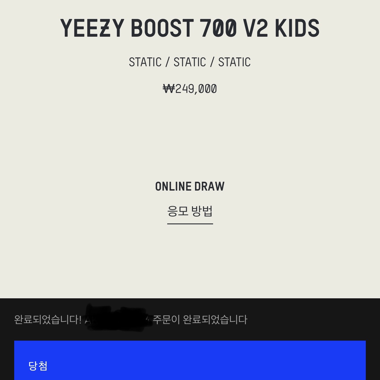 (Kids) Adidas Yeezy Boost 700 V2 Static 착용 스타일