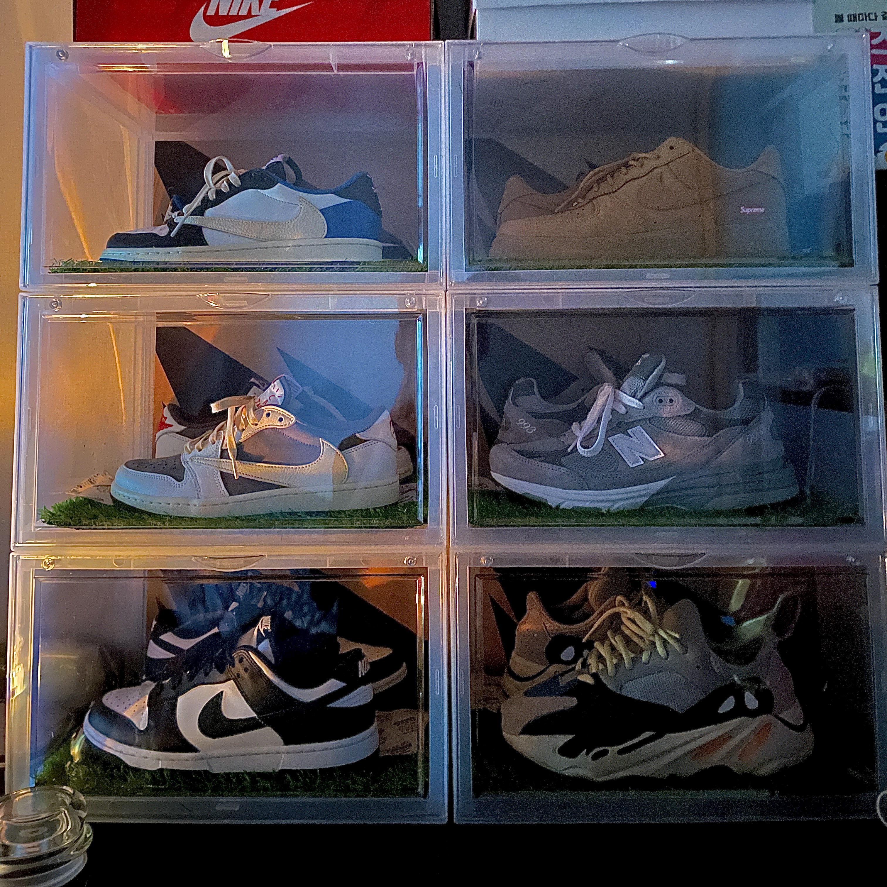 Jordan 1 x Travis Scott x Fragment Retro Low OG SP Military Blue, Jordan 1 x Travis Scott Retro Low OG SP Sail and Ridgerock 착용 스타일
