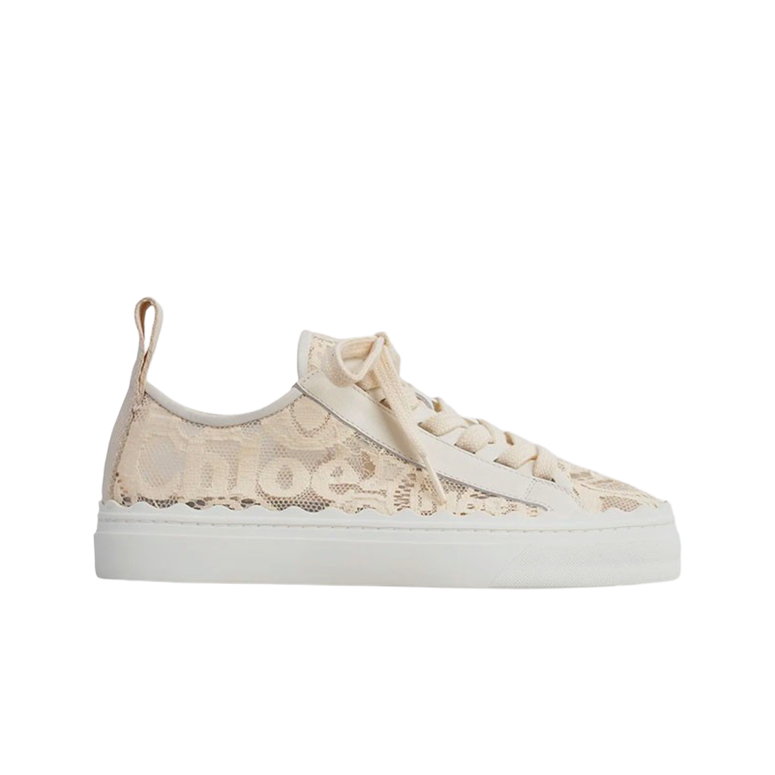 (W) 끌로에 로렌 스니커즈 마일드 베이지((W) Chloe Lauren Sneakers Mild Beige)