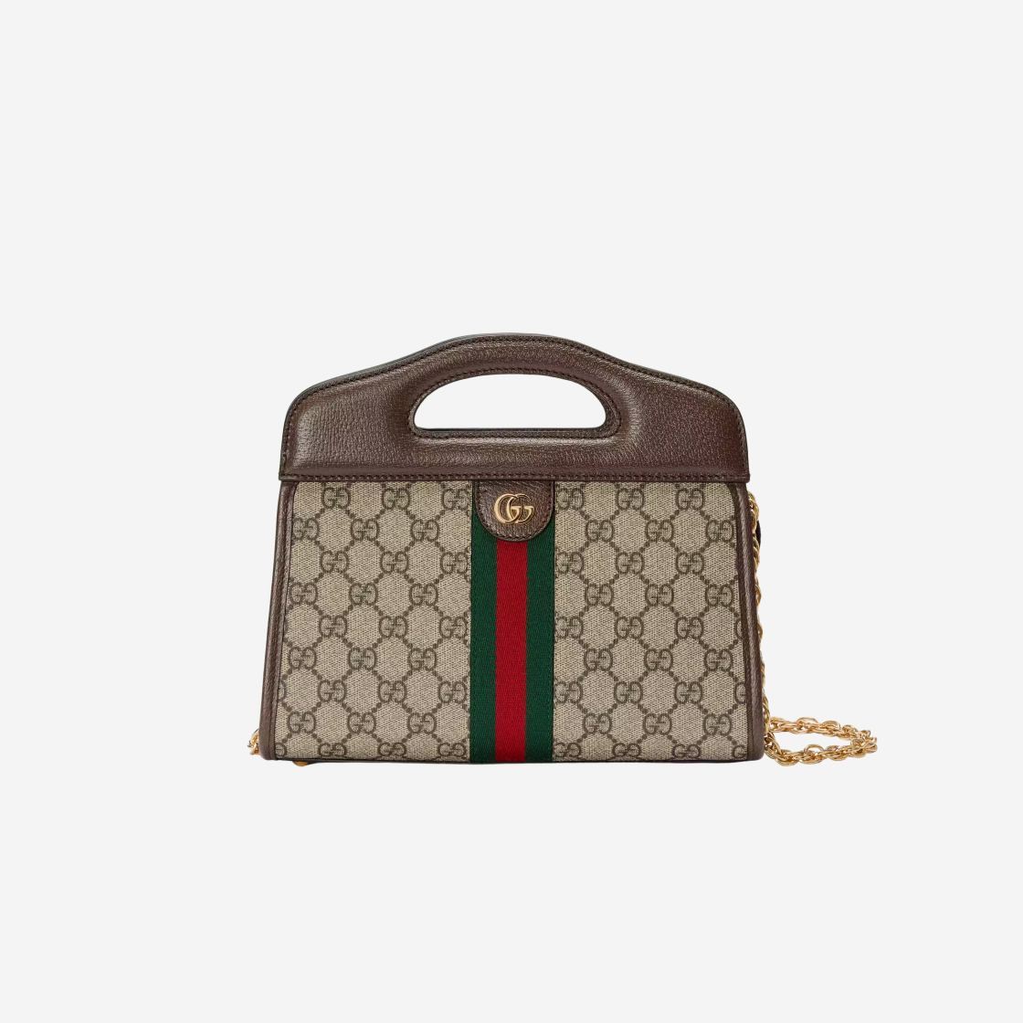 구찌 오피디아 스몰 웹 토트백 베이지 에보니 | Gucci | KREAM