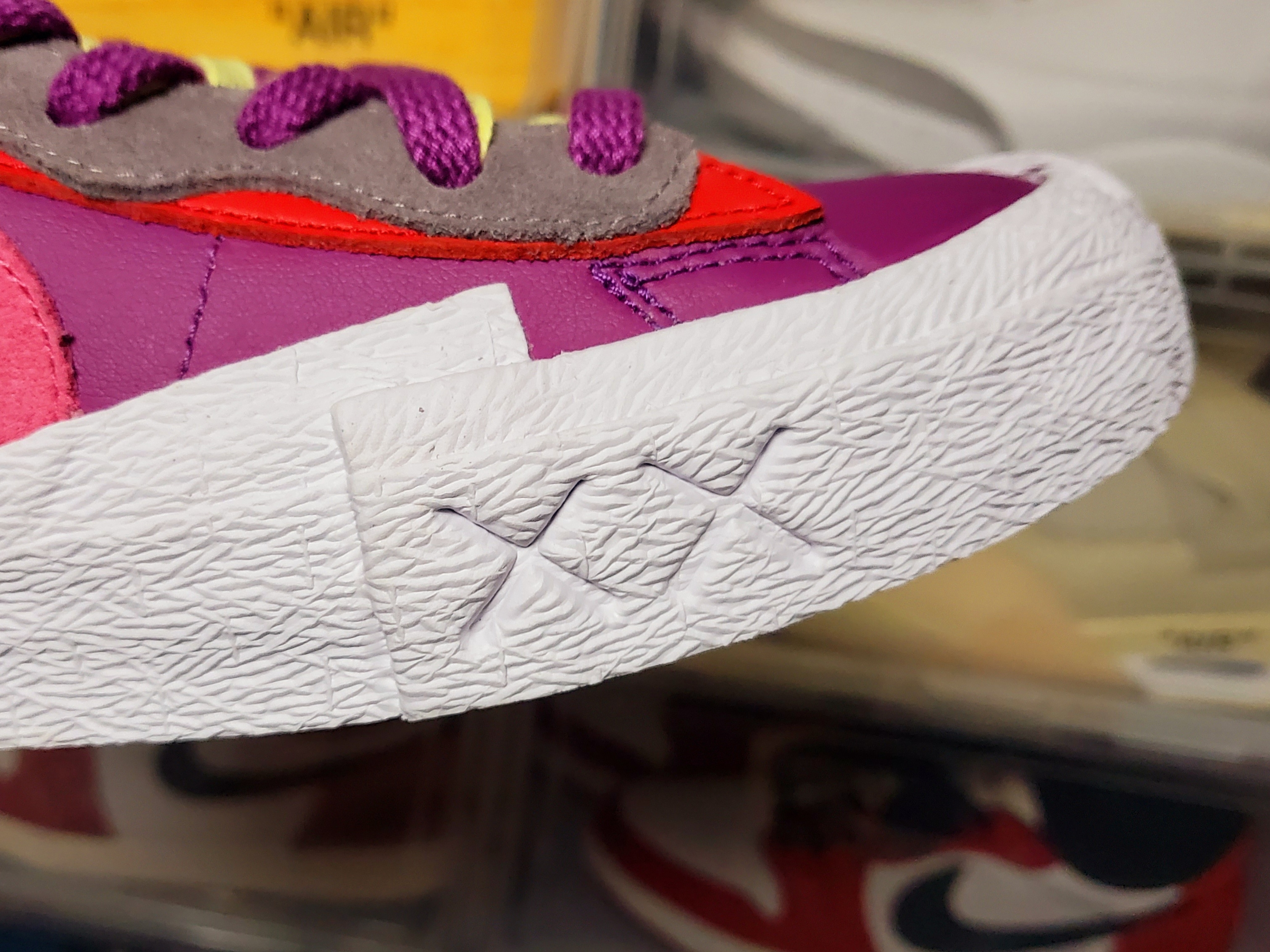 Nike x Sacai x Kaws Blazer Low Purple Dusk 착용 스타일 - 5
