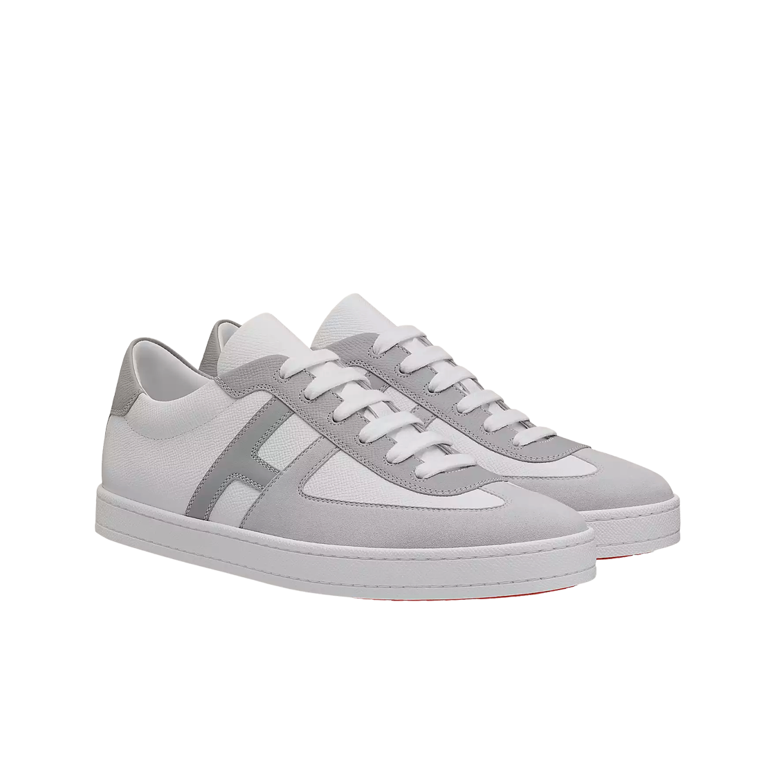에르메스 부메랑 스니커즈 앱송 & 블랑 그리(Hermes Boomerang Sneakers Epsom & Blanc Gris) - 2