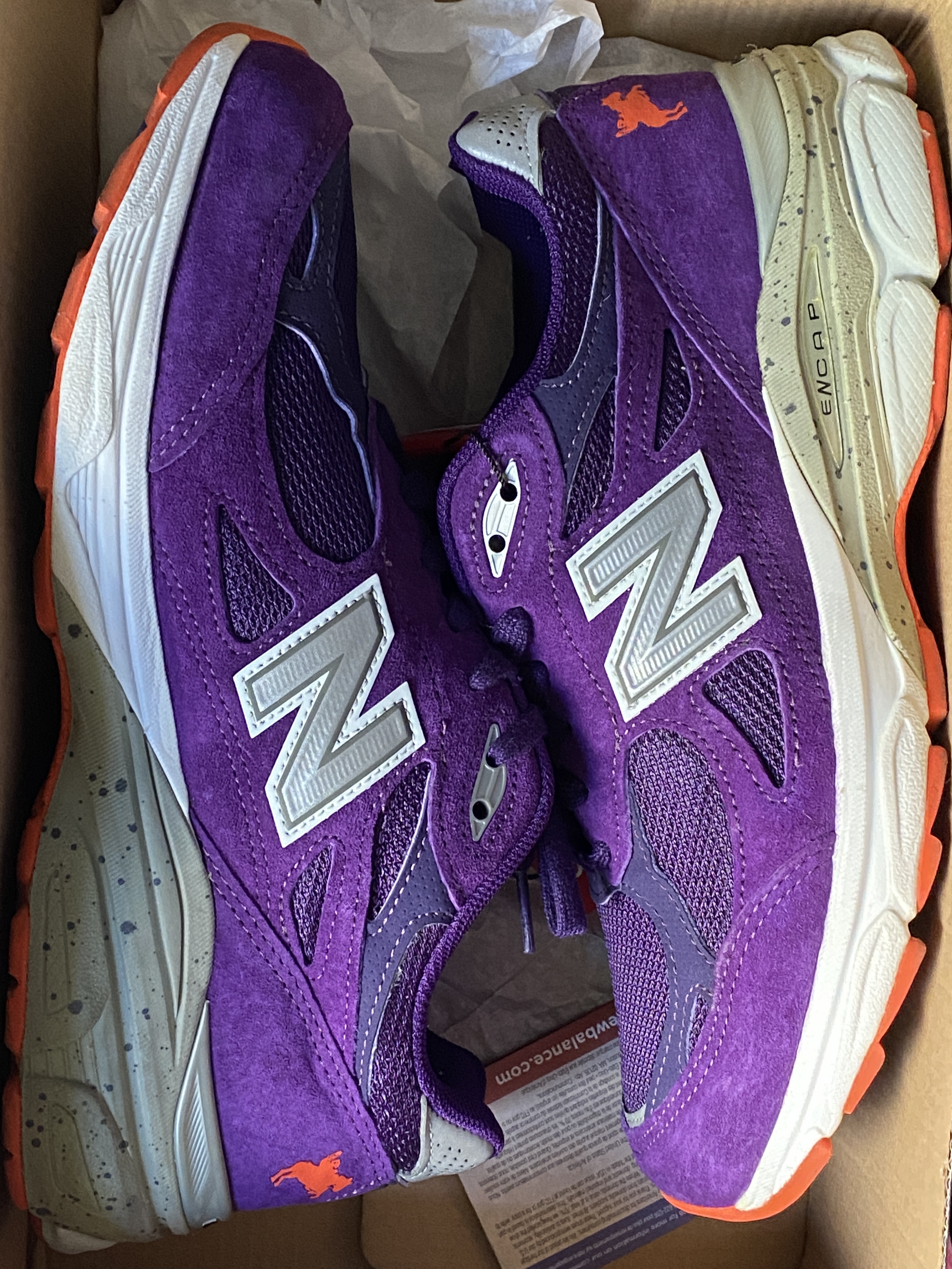 (W) New Balance 990v3 Made in USA Boston Marathon 착용 스타일