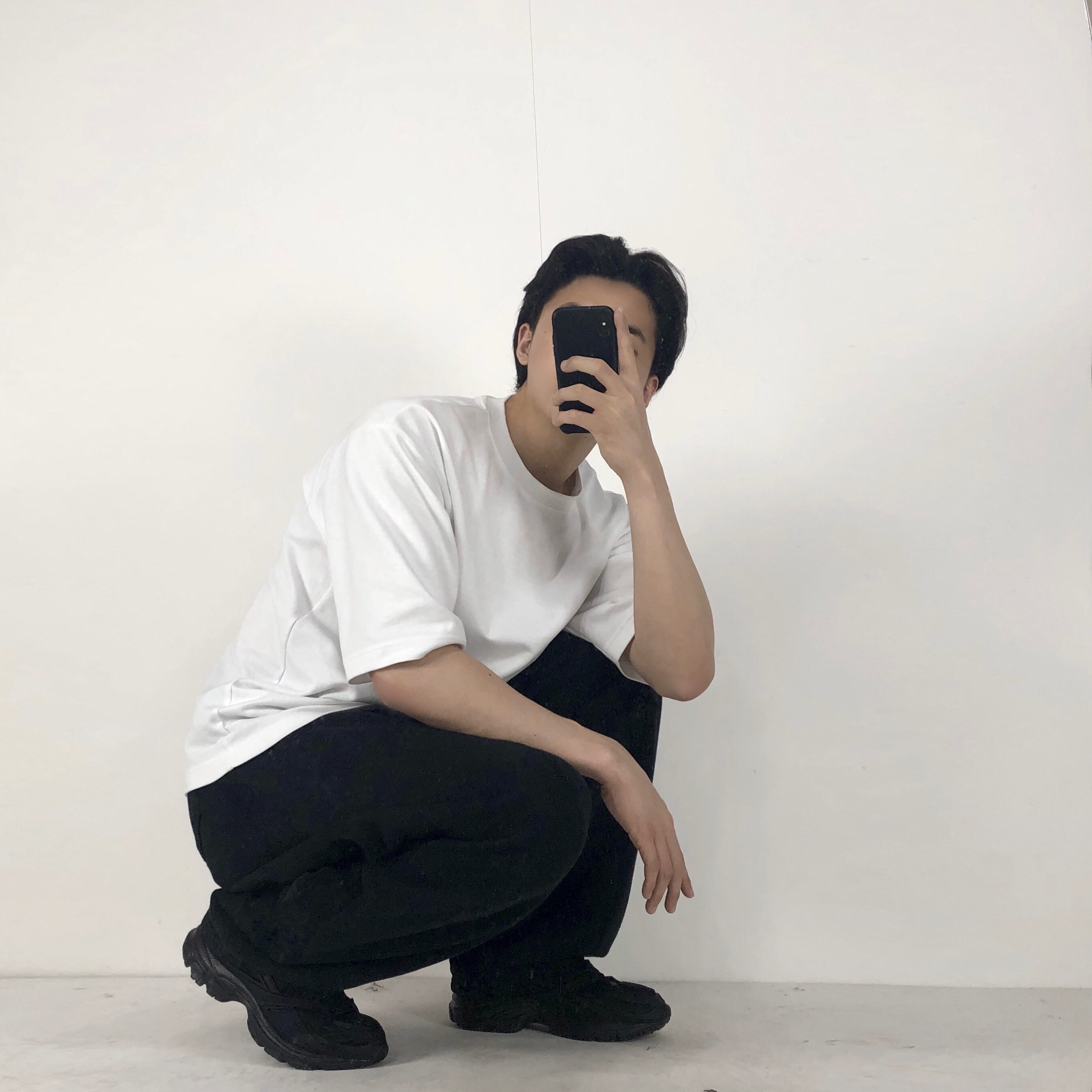 Reebok x Kanghyuk Premier Road Modern Black - DSM Exclusive 착용 스타일