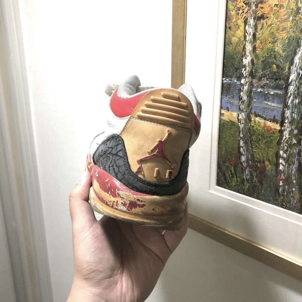 Jordan 3 Retro Fire Red 2007, Jordan 3 Retro Fire Red 2022 착용 스타일 - 3