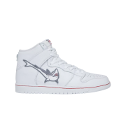Nike x Oski SB Dunk High Pro White and Cool Grey