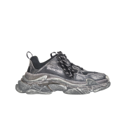 (W) Balenciaga Triple S Faded Sneakers Black