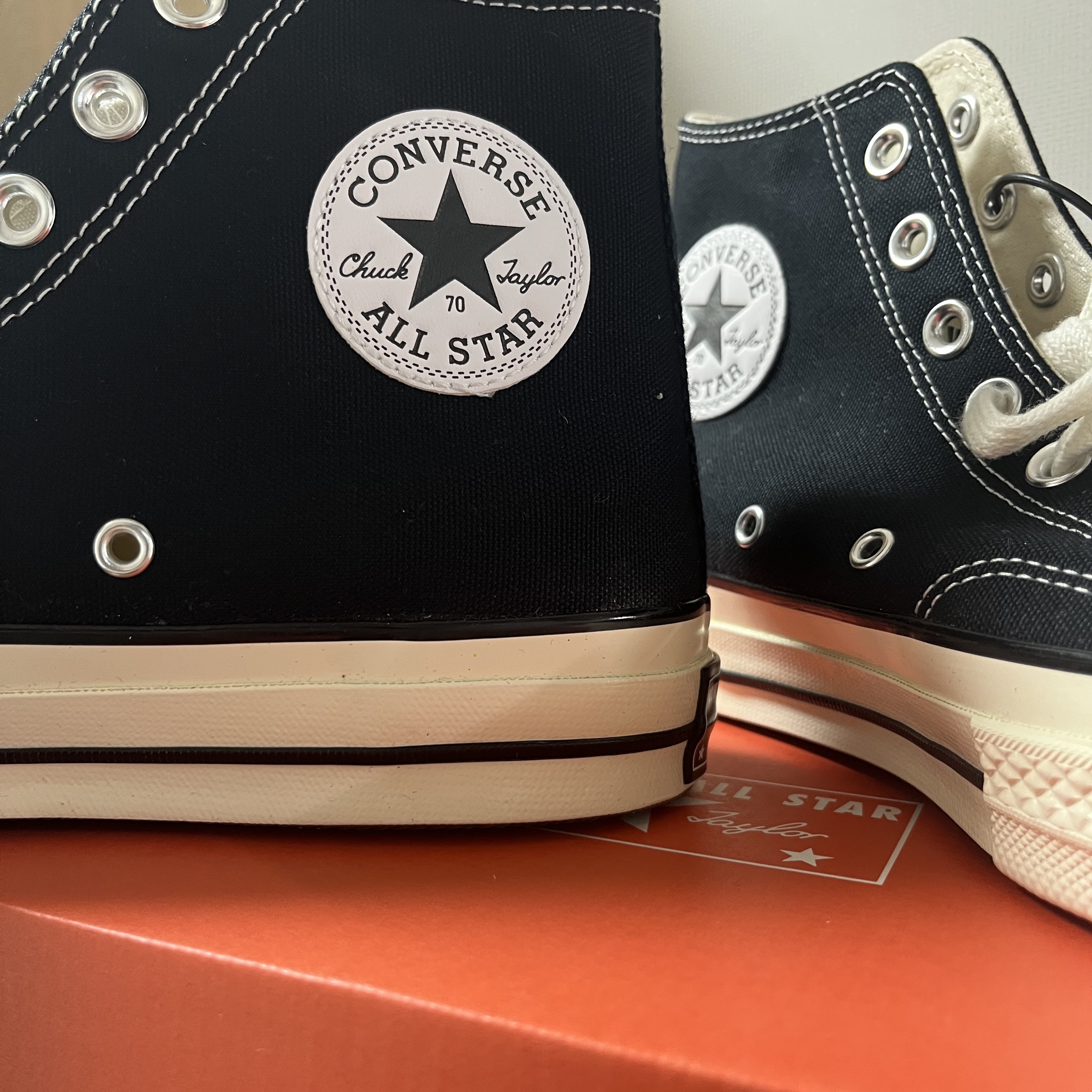 Converse Chuck 70 Hi Black 착용 스타일
