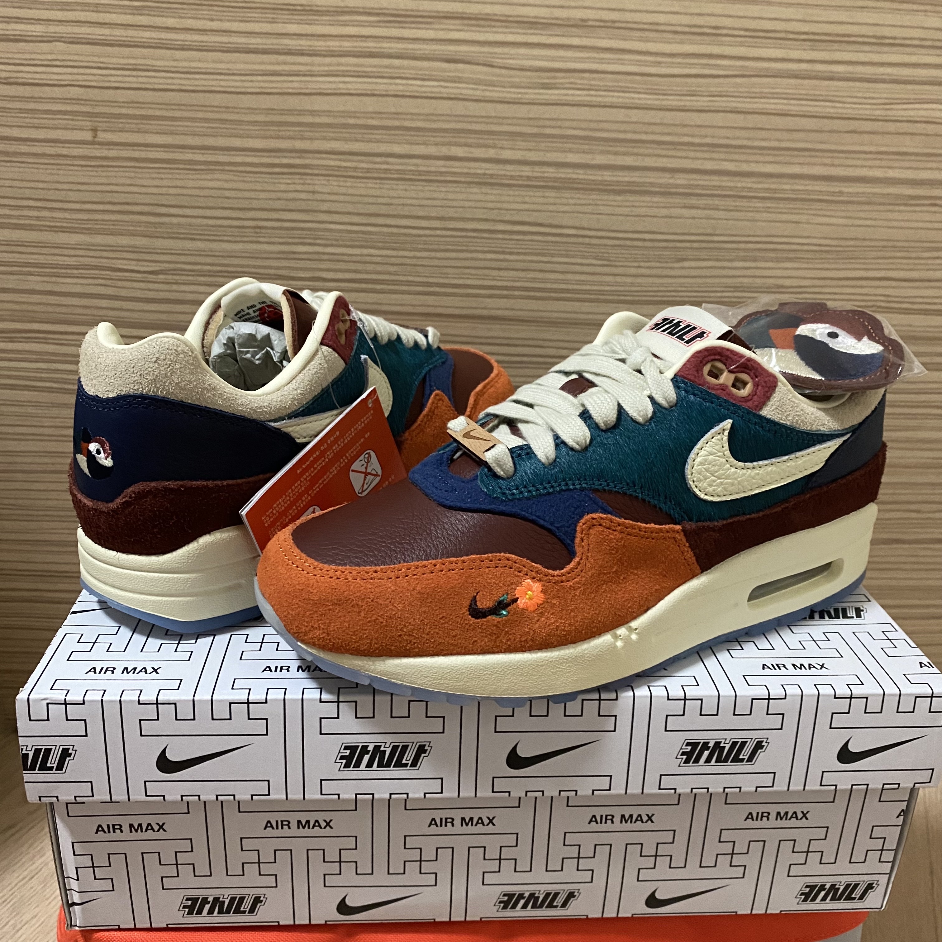 Nike x Kasina Air Max 1 SP Won-Ang Orange 착용 스타일