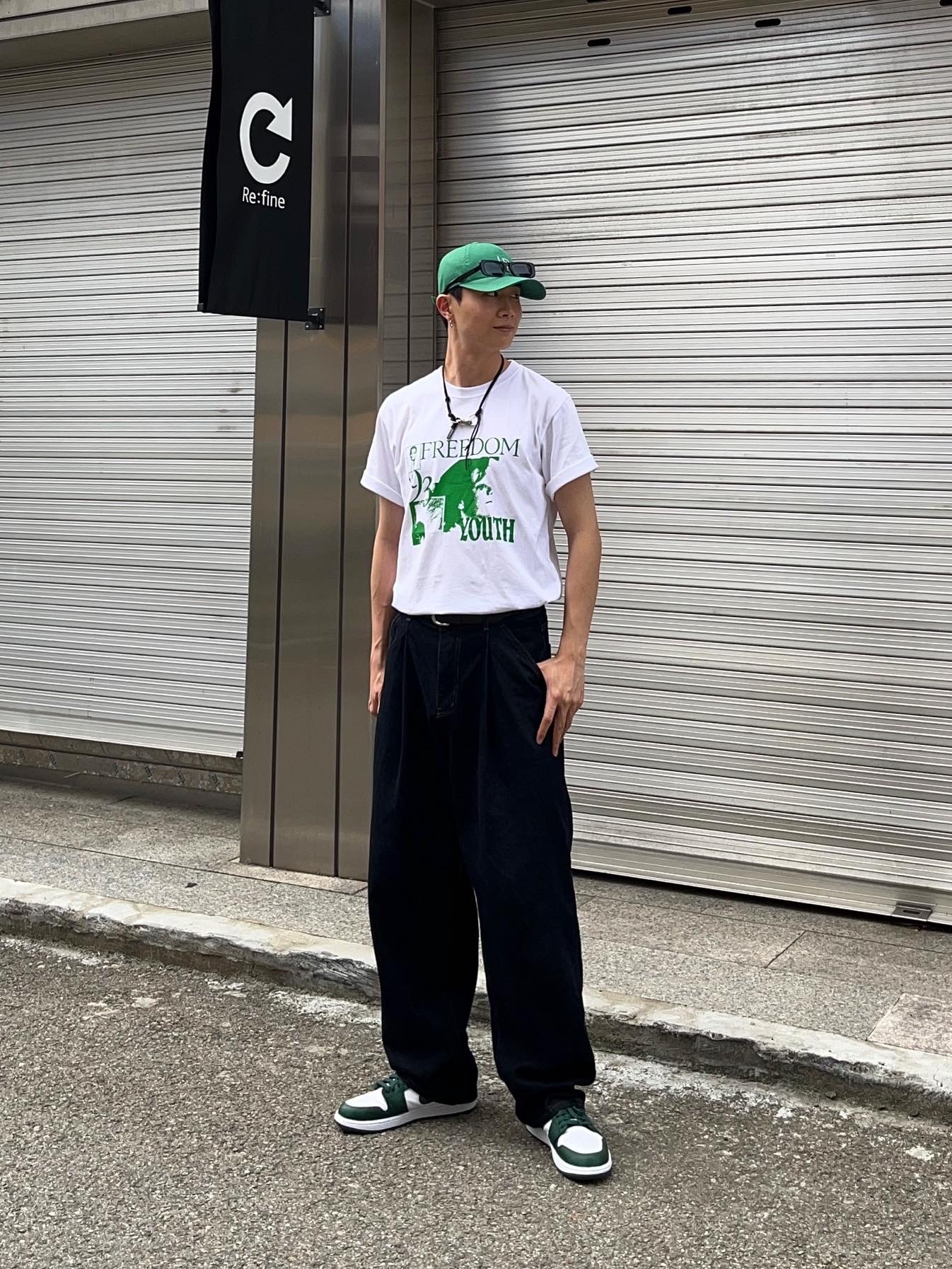 Jordan 1 Mid Sonics 2021 착용 스타일 - 1