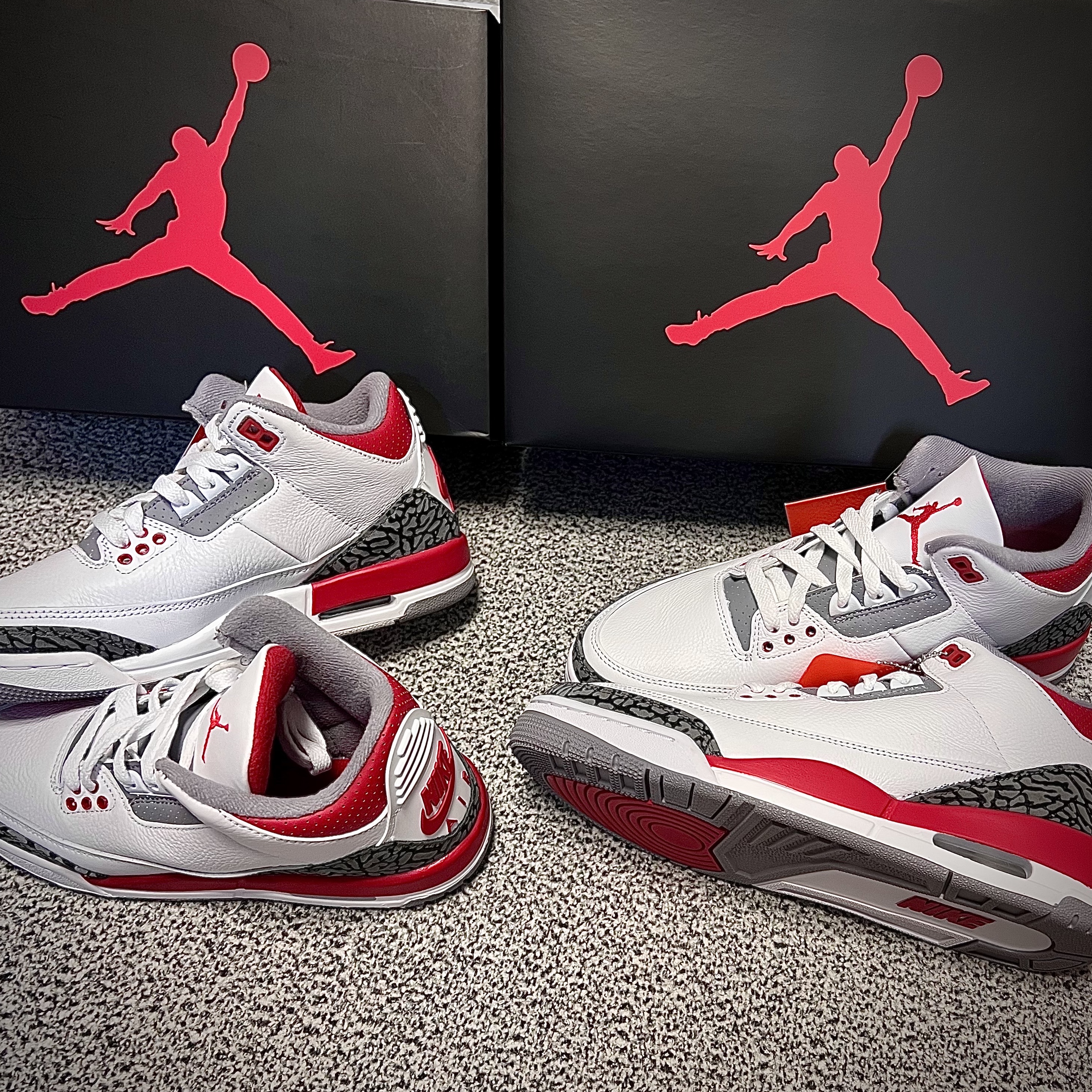 Jordan 3 Retro Fire Red 2022 착용 스타일 - 2