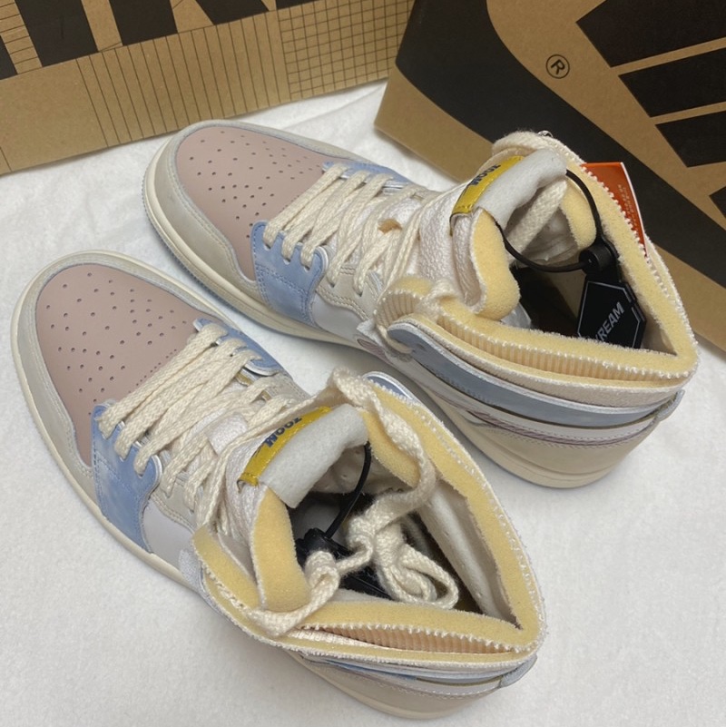 (W) Jordan 1 Zoom Air CMFT Pink Oxford Plum Fog 착용 스타일 - 3