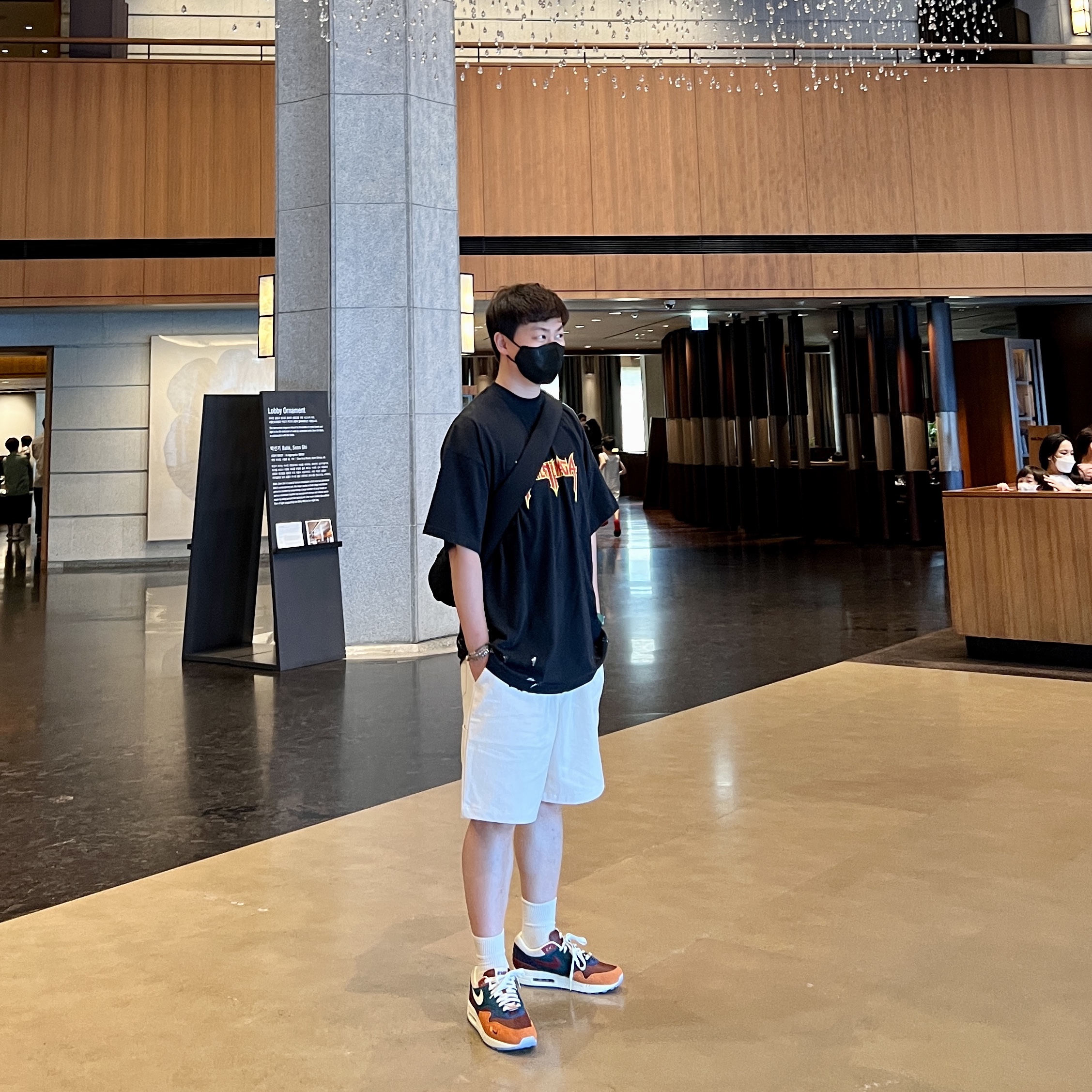 Nike x Kasina Air Max 1 SP Won-Ang Orange 착용 스타일