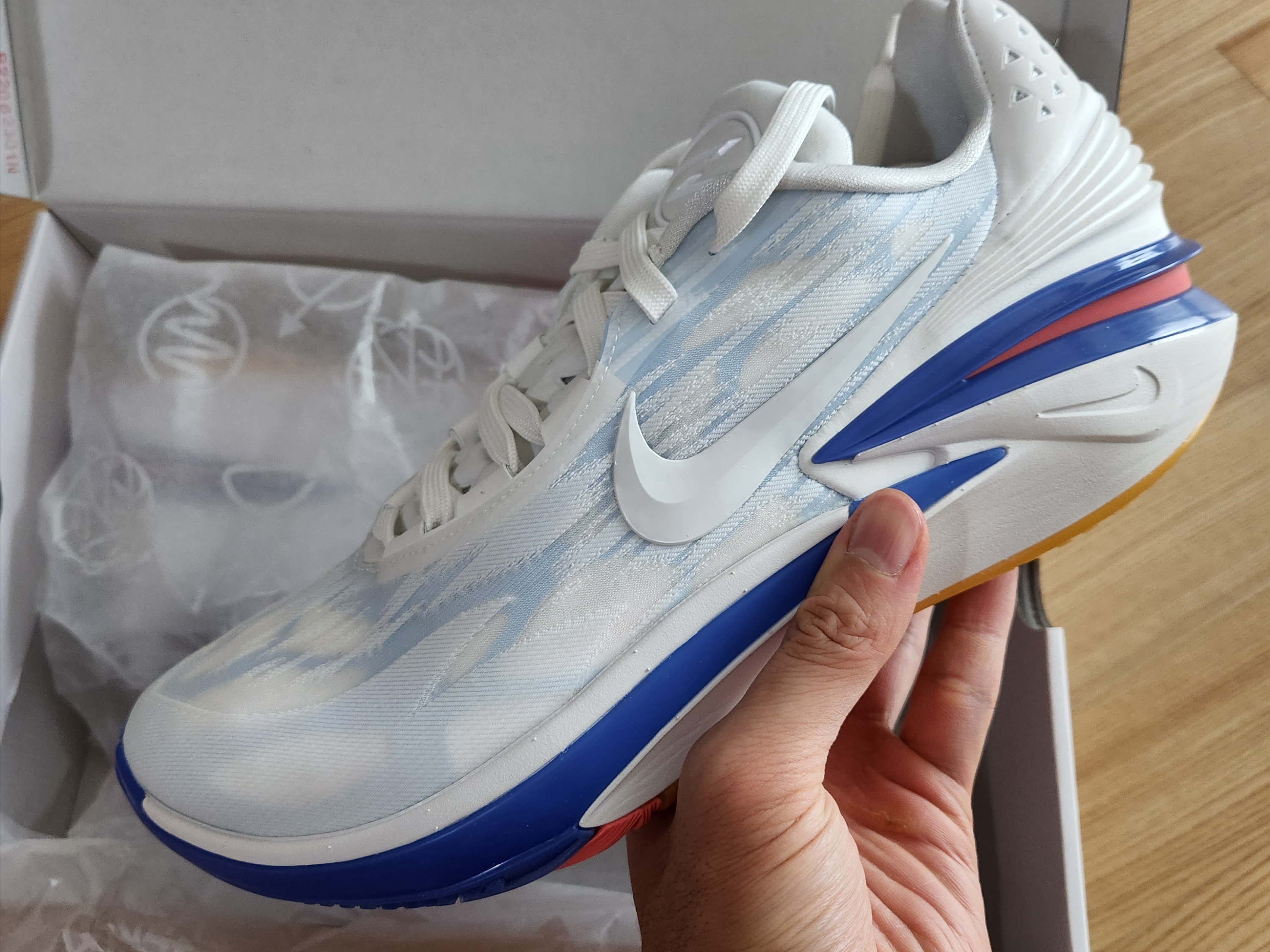 Nike Air Zoom GT Cut 2 Summit White 착용 스타일 - 1