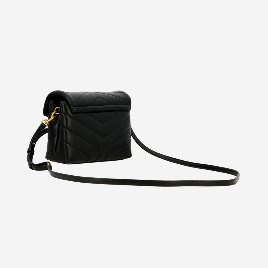 Saint Laurent Loulou Toy Strap Bag Black 상세 이미지 2