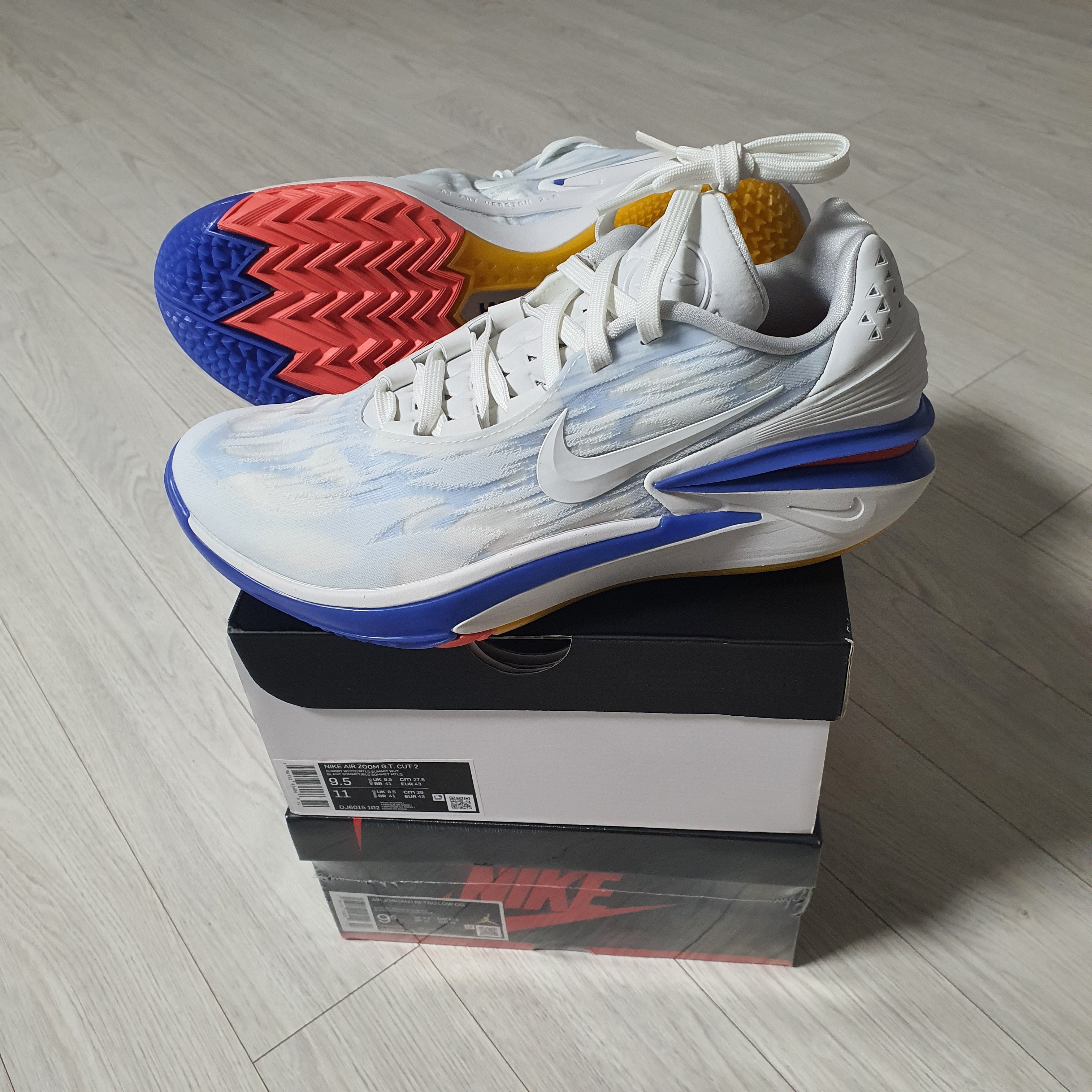 Nike Air Zoom GT Cut 2 Summit White 착용 스타일 - 2