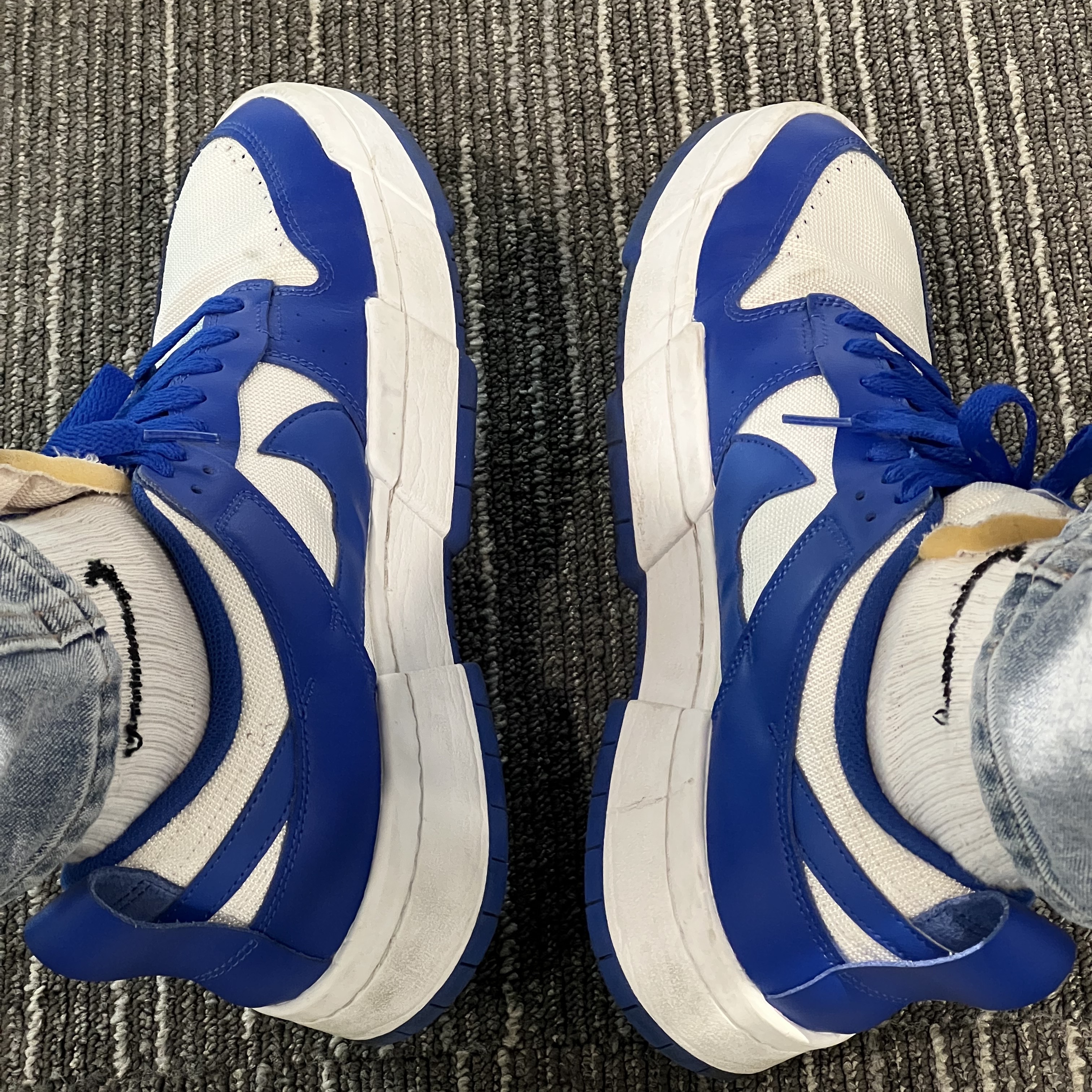 (W) Nike Dunk Low Disrupt Game Royal 착용 스타일