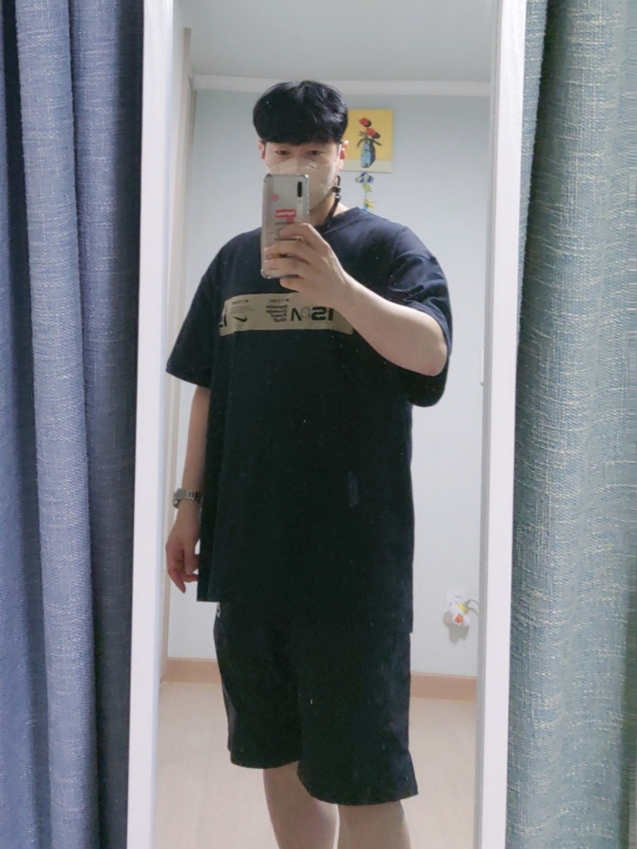 Nike NRG ISPA Graphic T-Shirt Black 착용 스타일 - 2