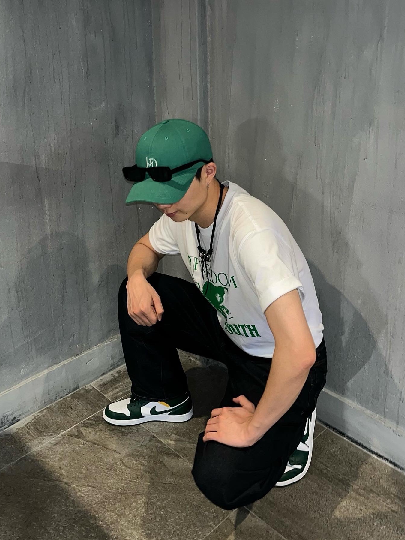 Jordan 1 Mid Sonics 2021 착용 스타일 - 5
