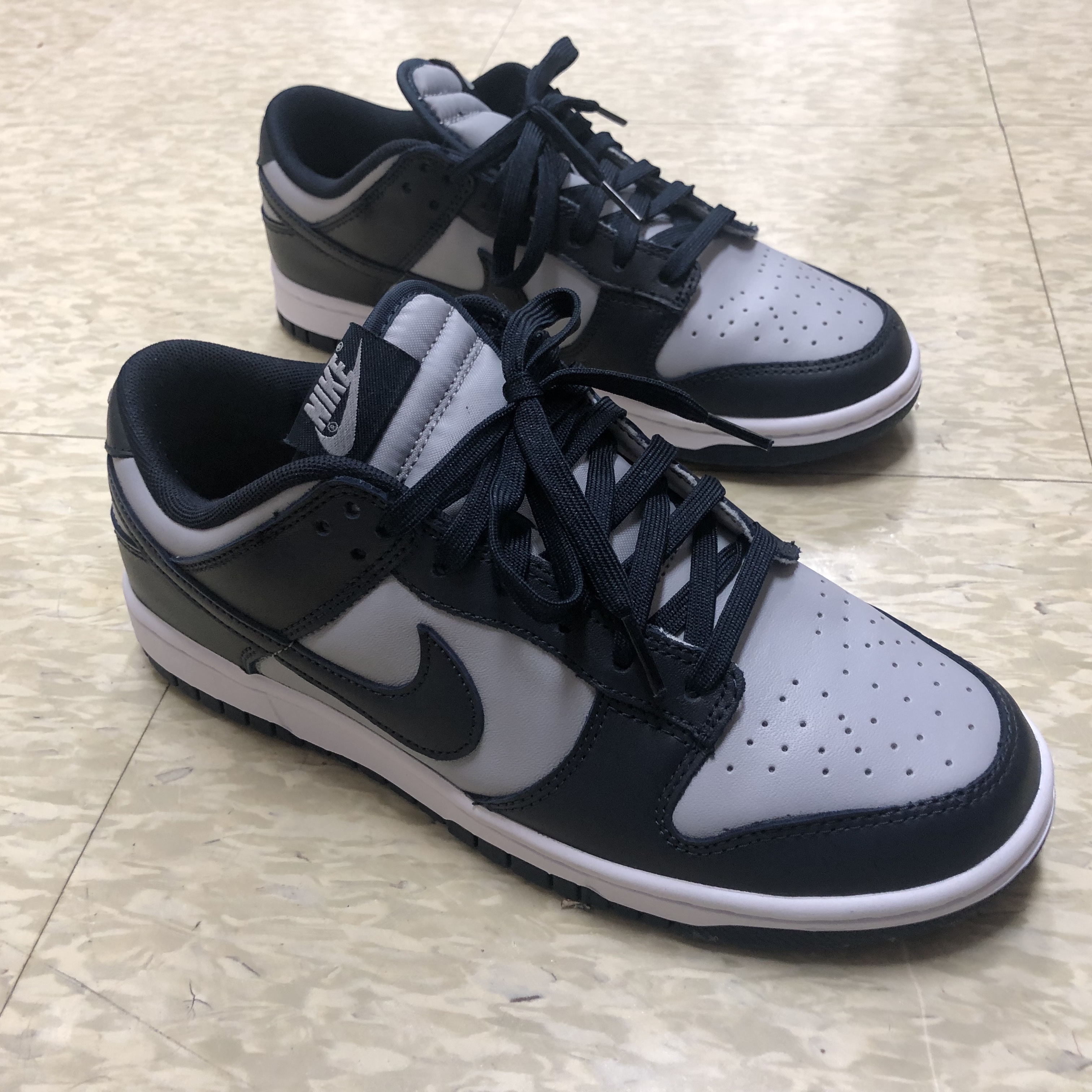 Nike Dunk Low Retro Championship Grey 착용 스타일 - 1