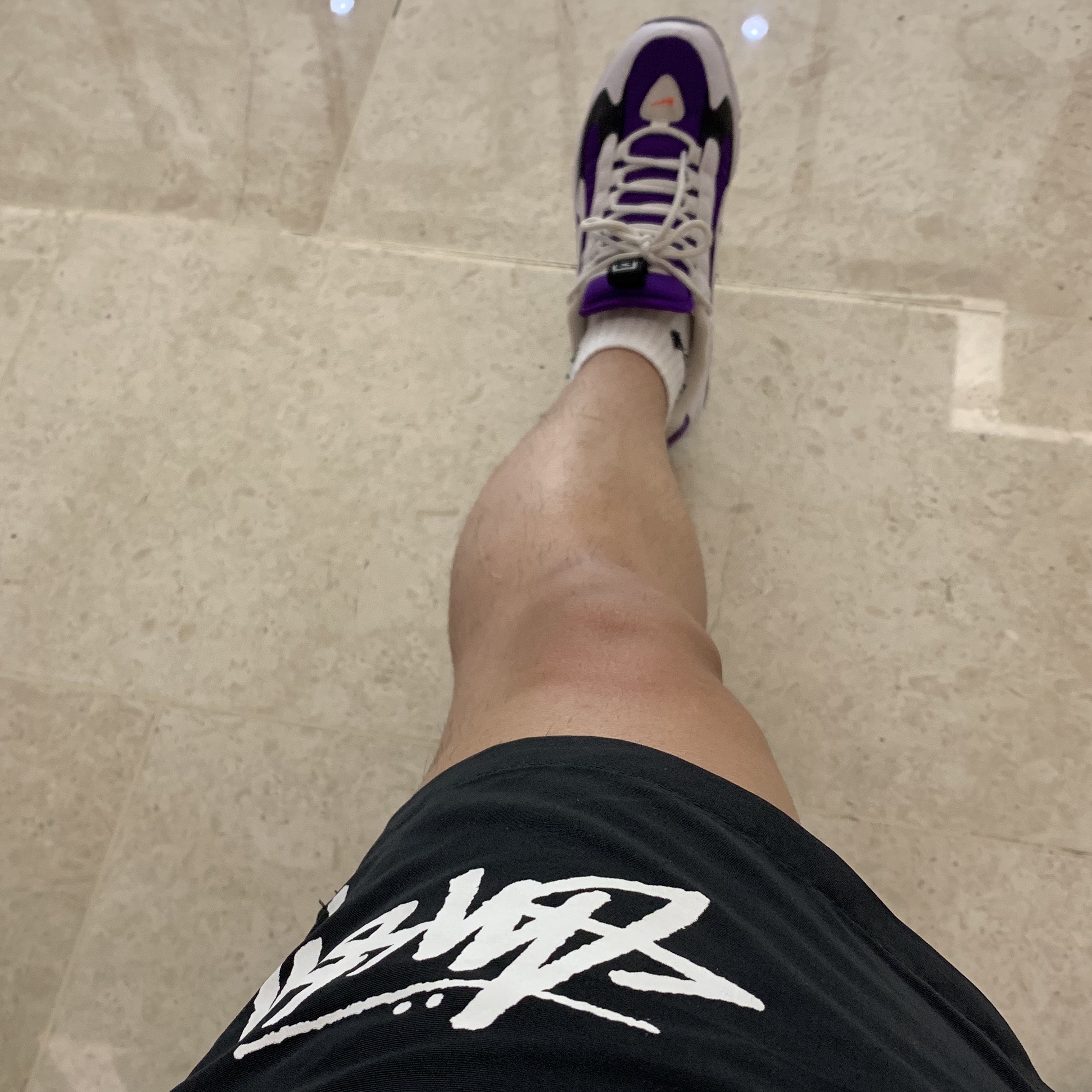 Nike Air Max Triax 96 Voltage Purple 착용 스타일