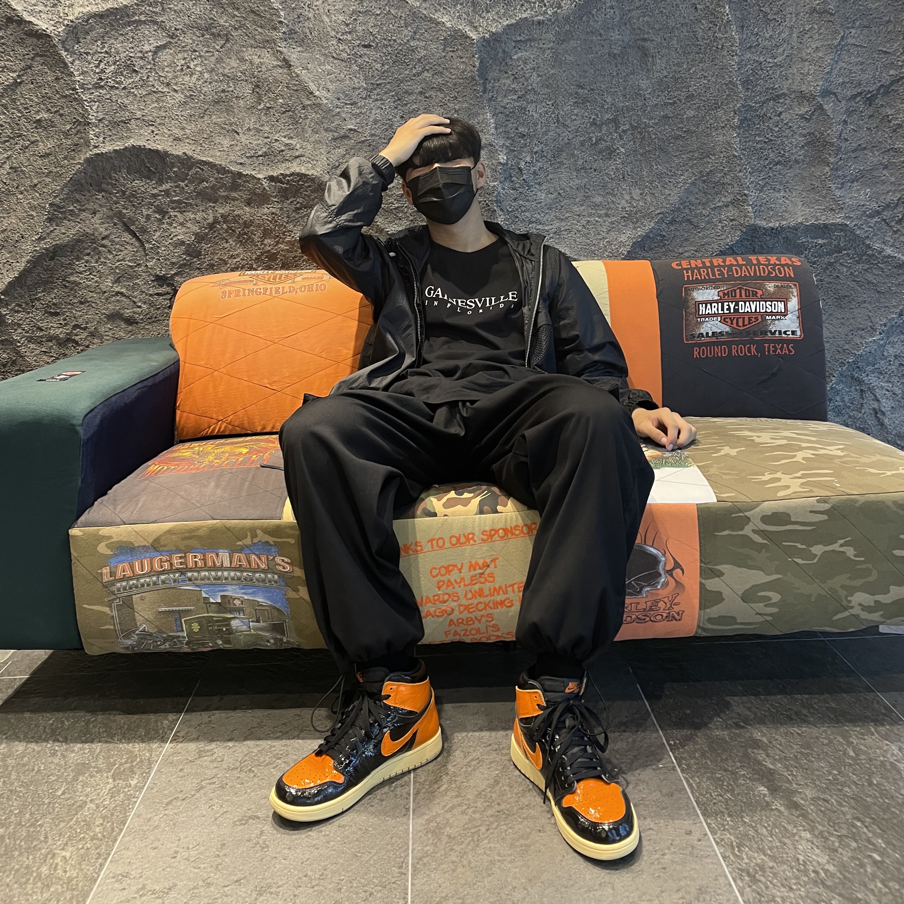 Jordan 1 Retro High Shattered Backboard 3.0 착용 스타일