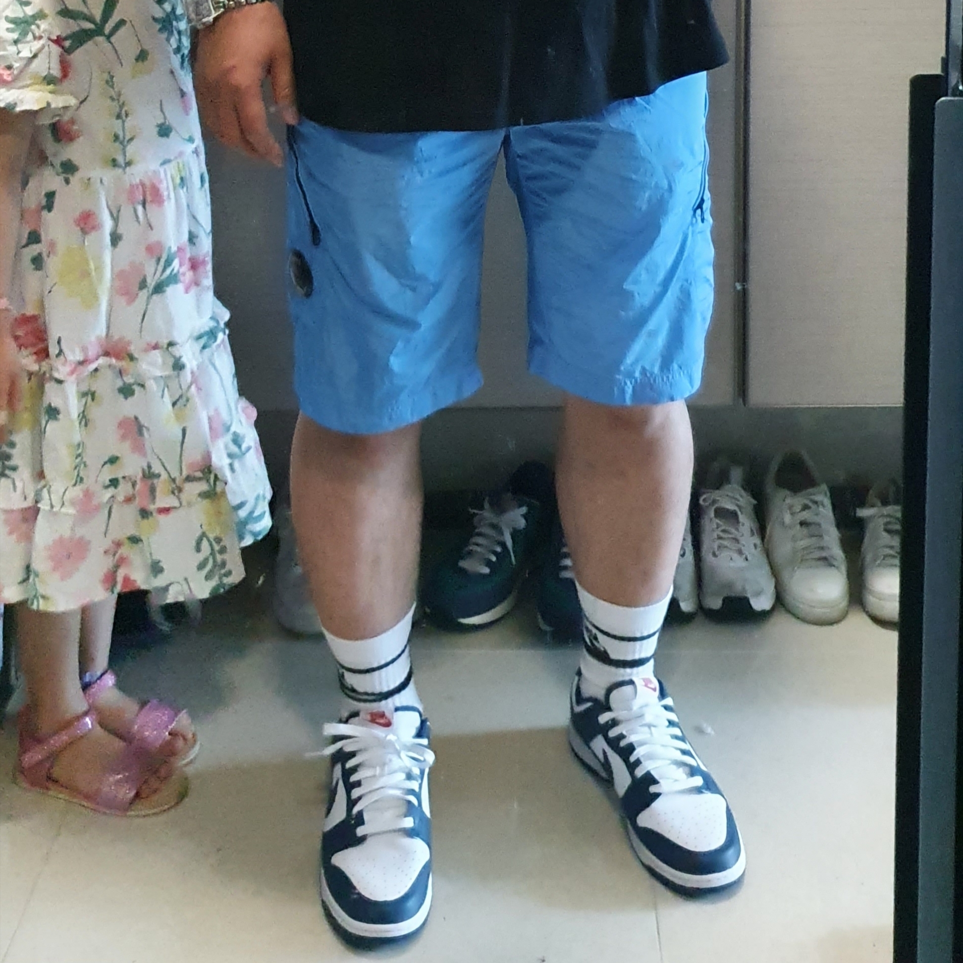Nike Dunk Low Retro Valerian Blue 착용 스타일