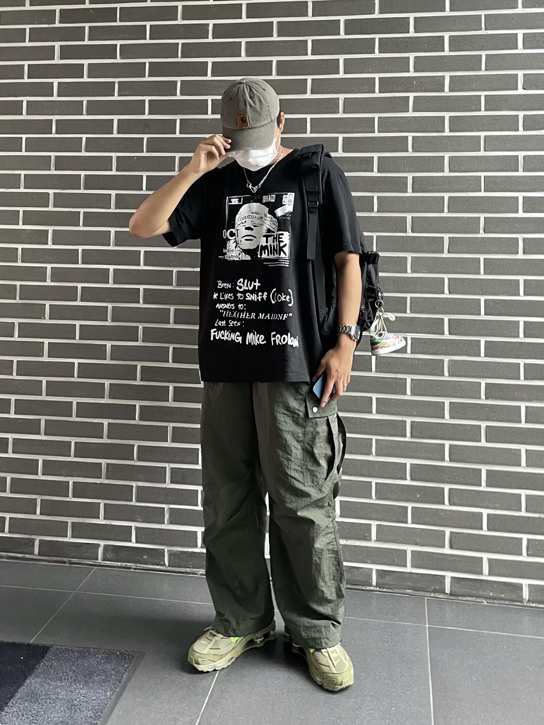 Nike x Supreme Shox Ride 2 SP Neutral Olive 착용 스타일 - 1