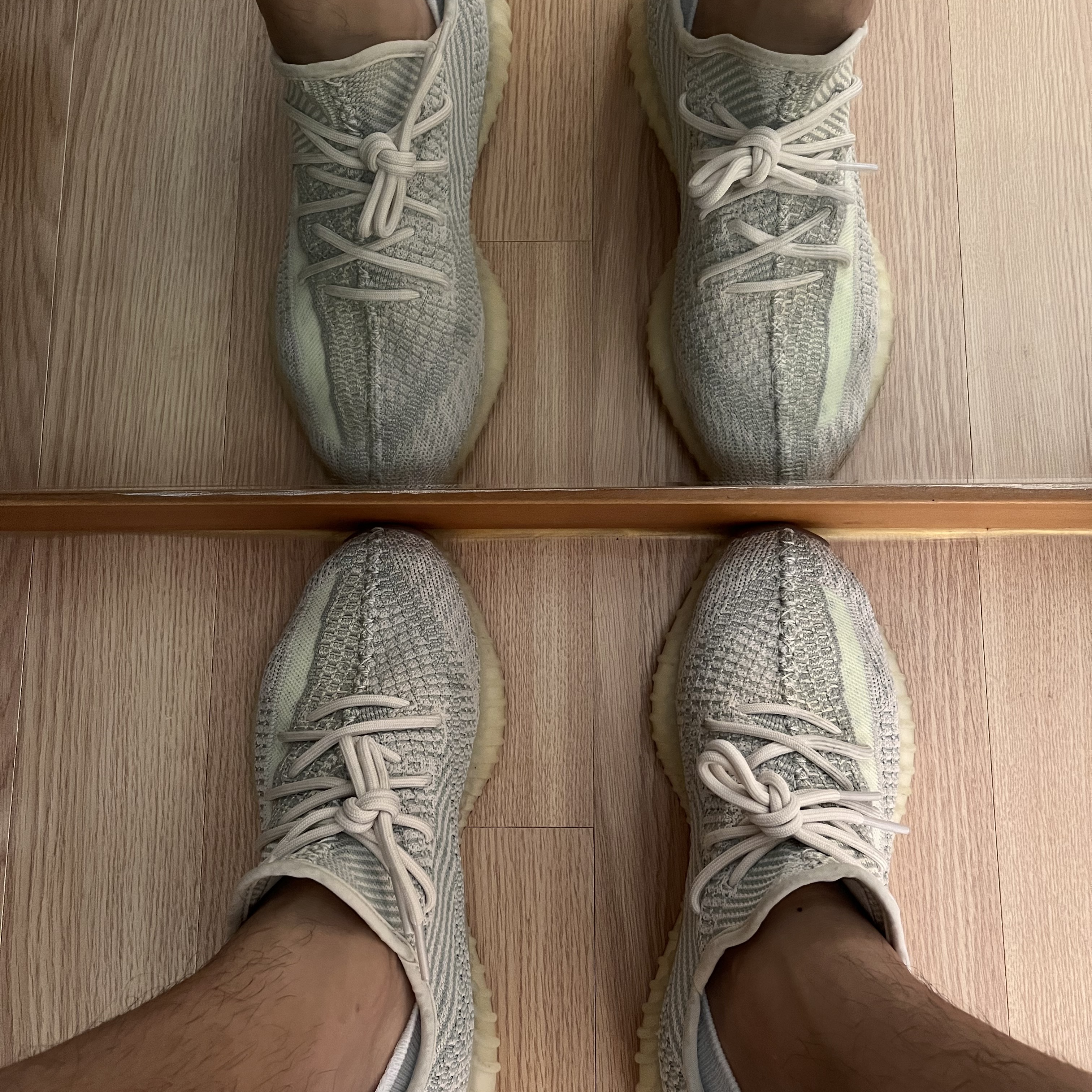 Adidas Yeezy Boost 350 V2 Citrin - Non-Reflective 착용 스타일