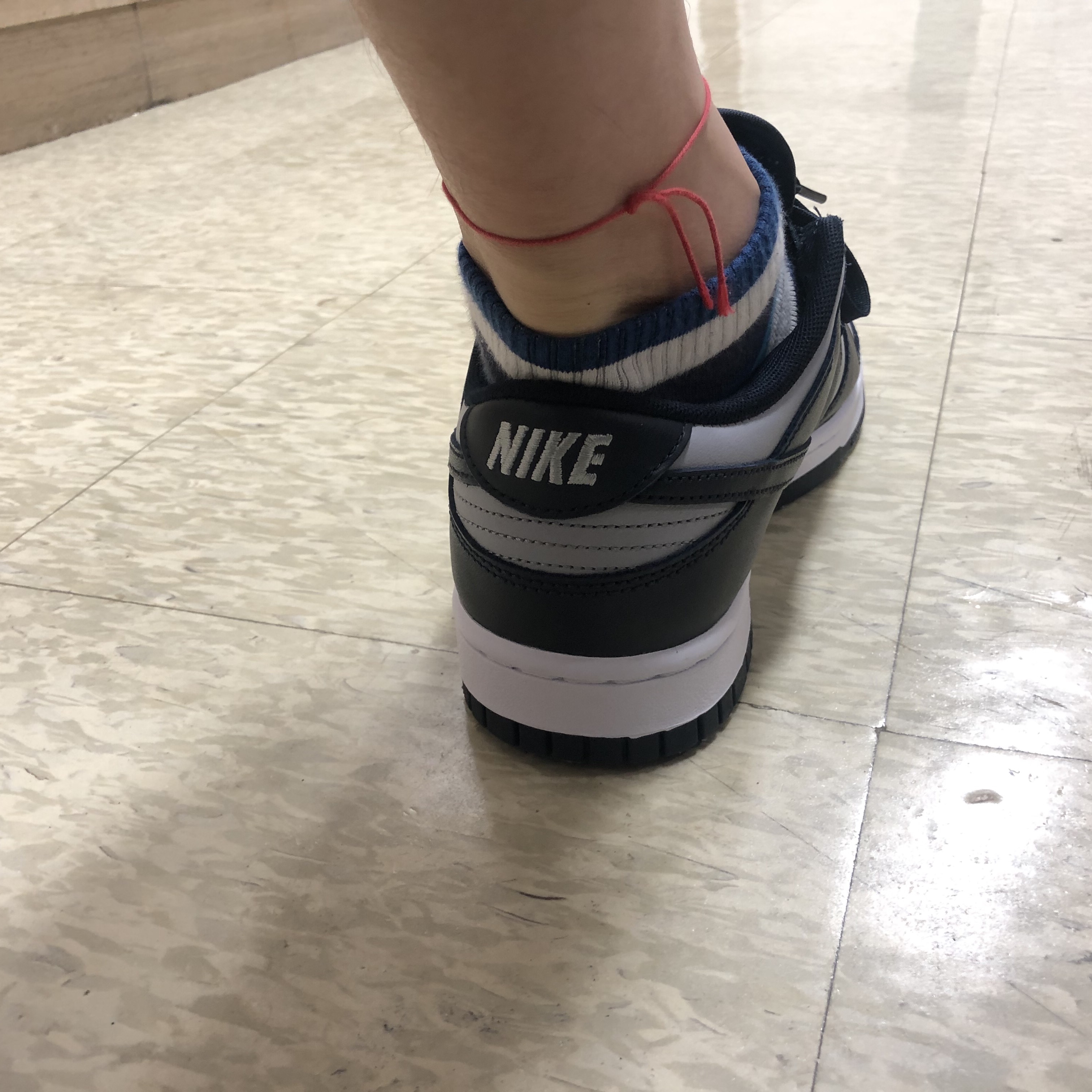 Nike Dunk Low Retro Championship Grey 착용 스타일 - 3