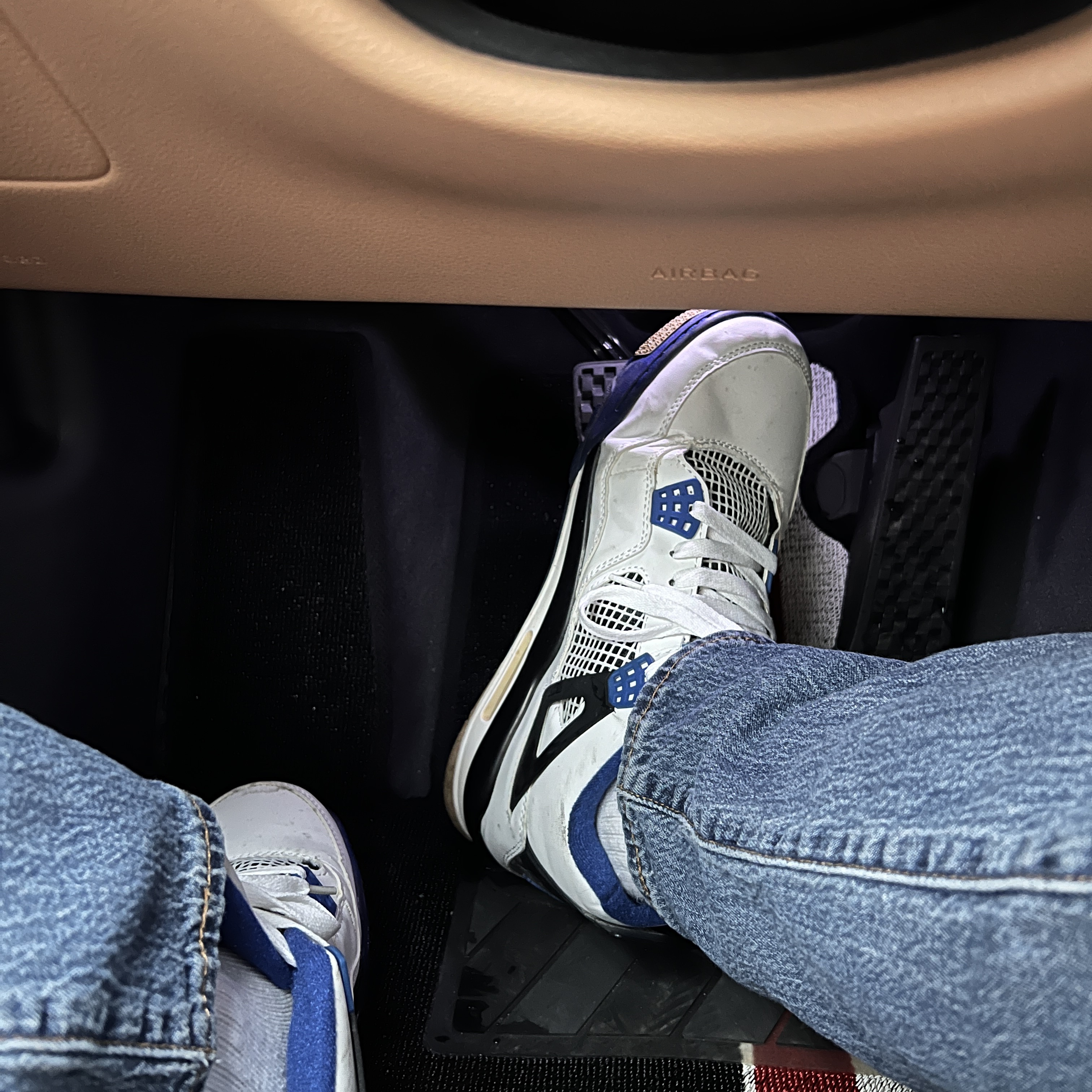 Jordan 4 Retro Motorsports 2017, Maison Mihara Yasuhiro Peterson OG Sole Trick Detail Low Cut Sneakers Multi 착용 스타일 - 1