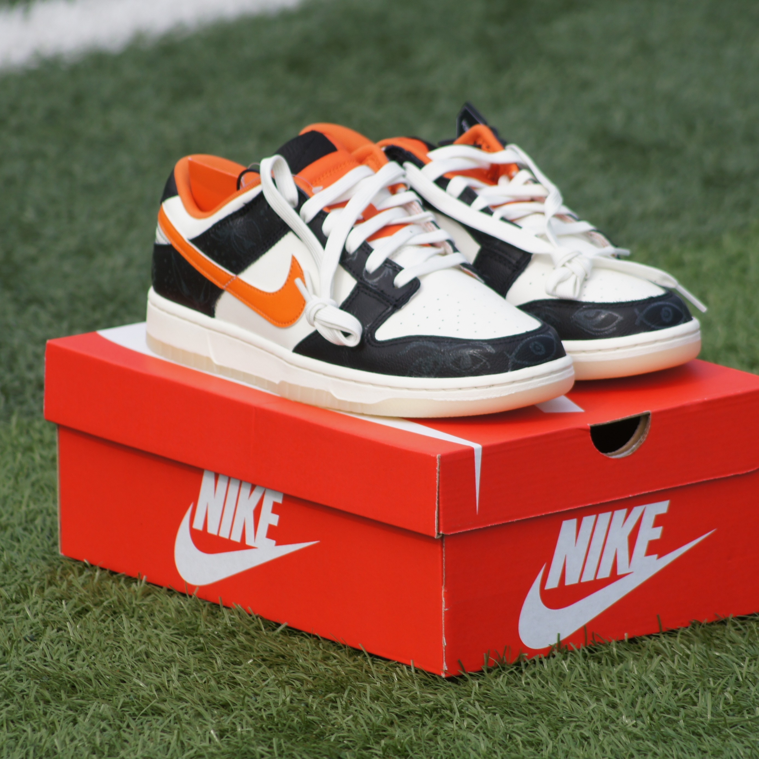 Nike Dunk Low Retro PRM Halloween 착용 스타일 - 5