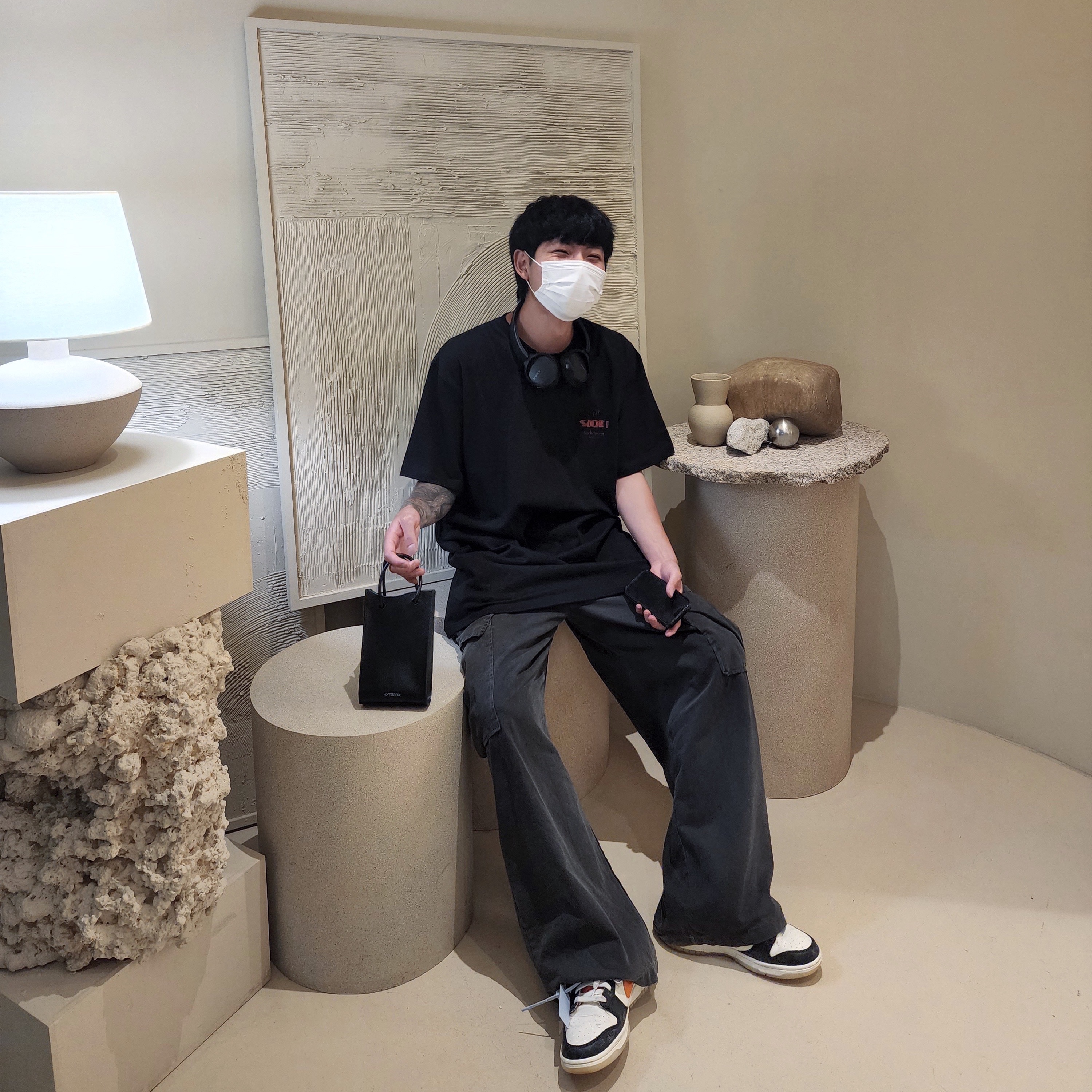 Undermycar Sioki Louisette T-Shirt Ox Blood - 22SS, Nike Dunk Low Retro PRM Halloween 착용 스타일