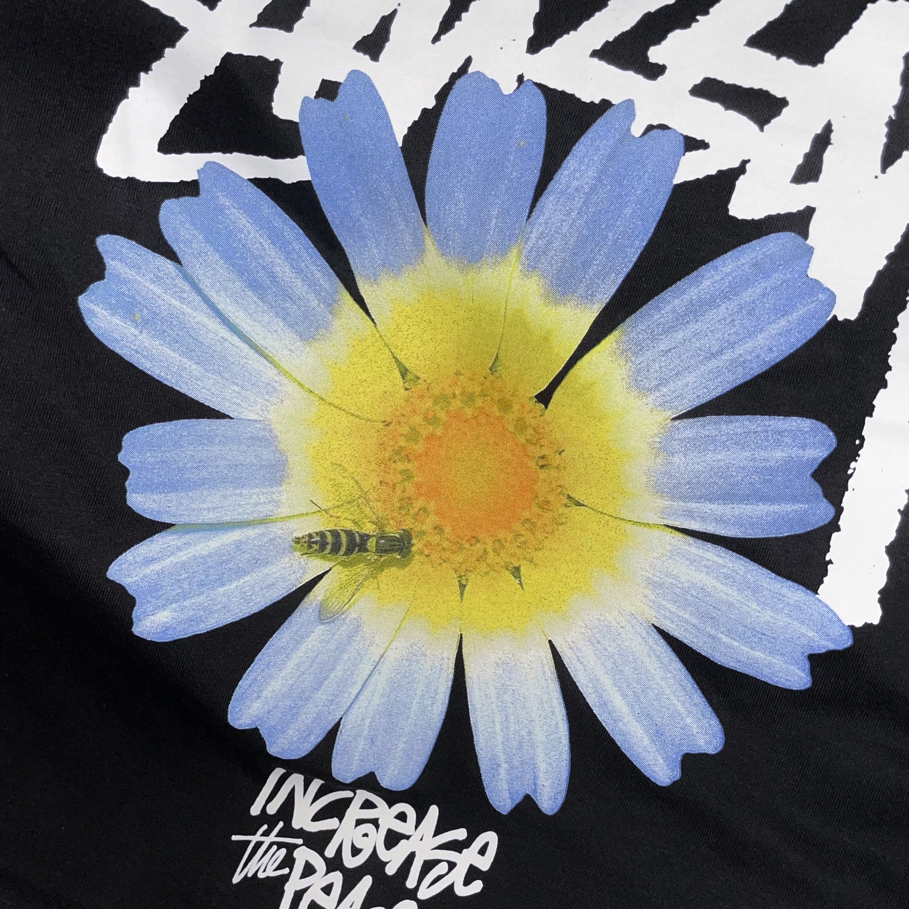 Stussy ITP Flower T-Shirt Black 착용 스타일