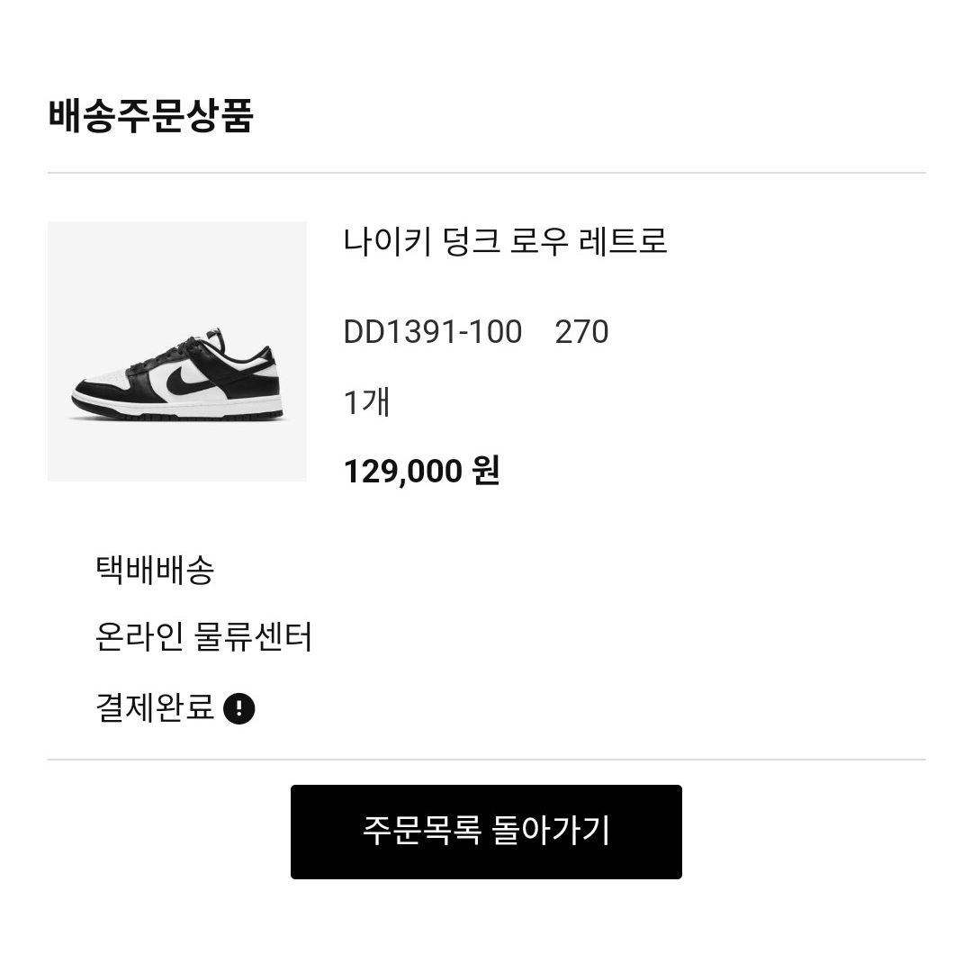 Nike Dunk Low Retro Black 착용 스타일
