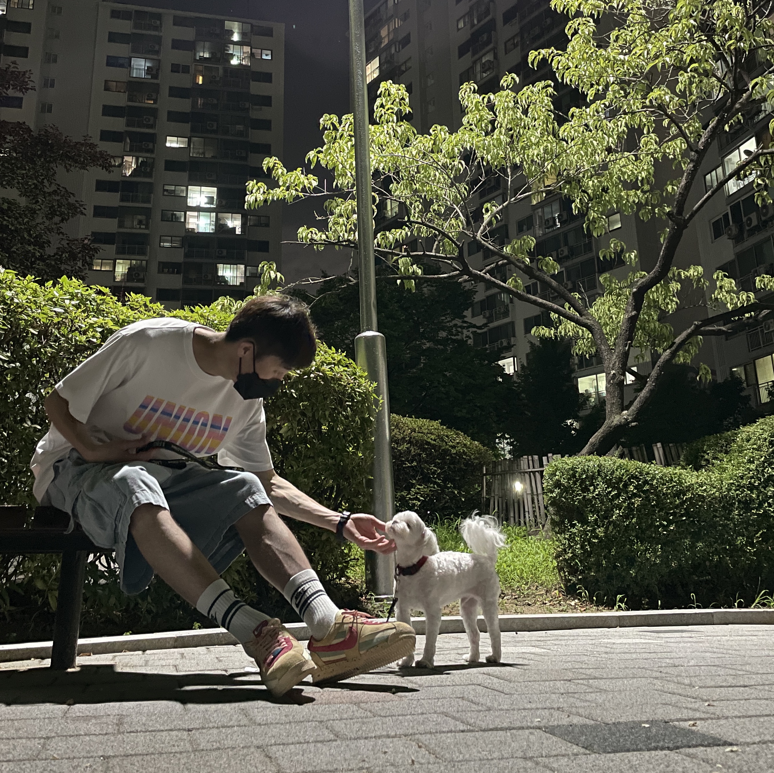Nike x Union Cortez SP Sesame 착용 스타일