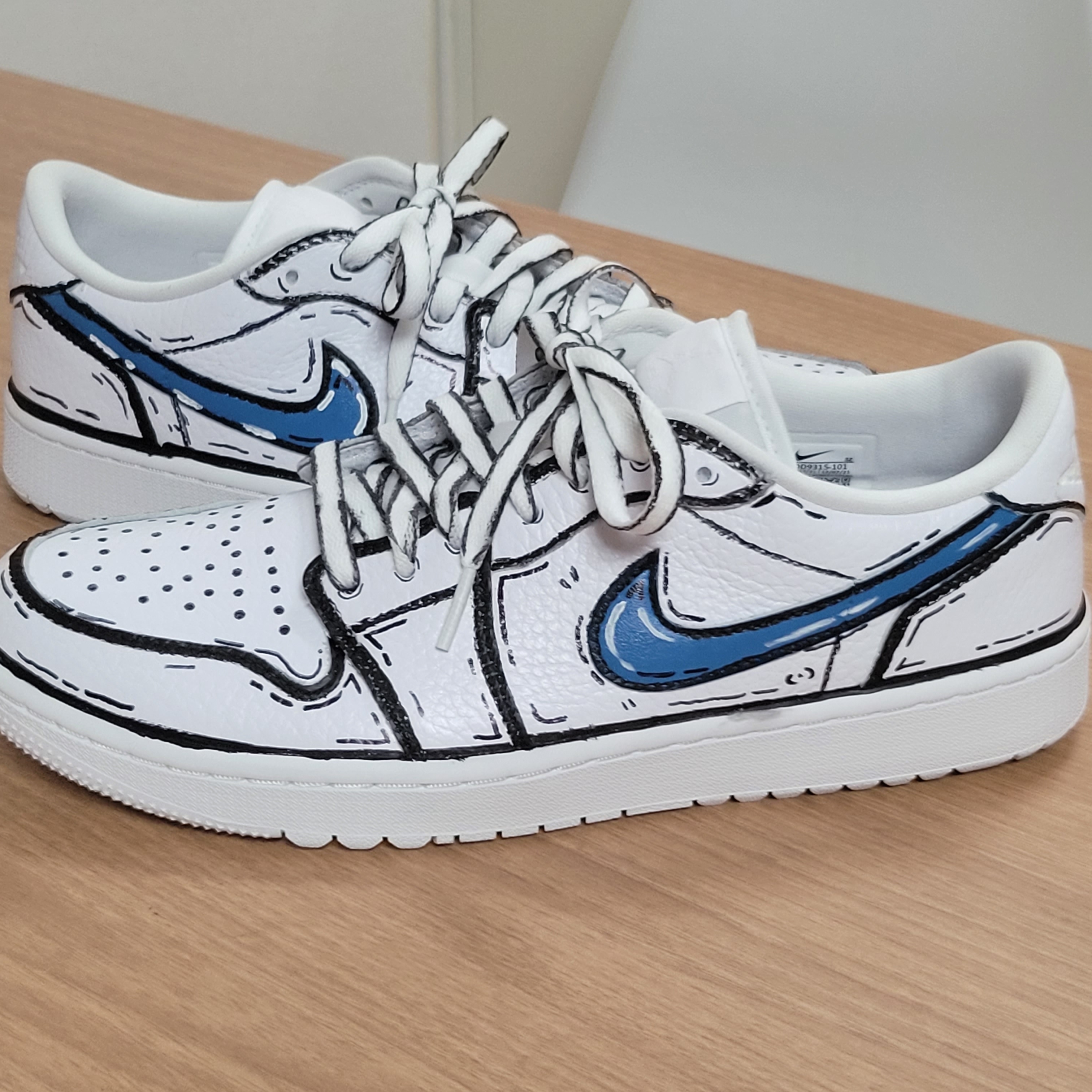 Jordan 1 Low Golf Triple White 착용 스타일