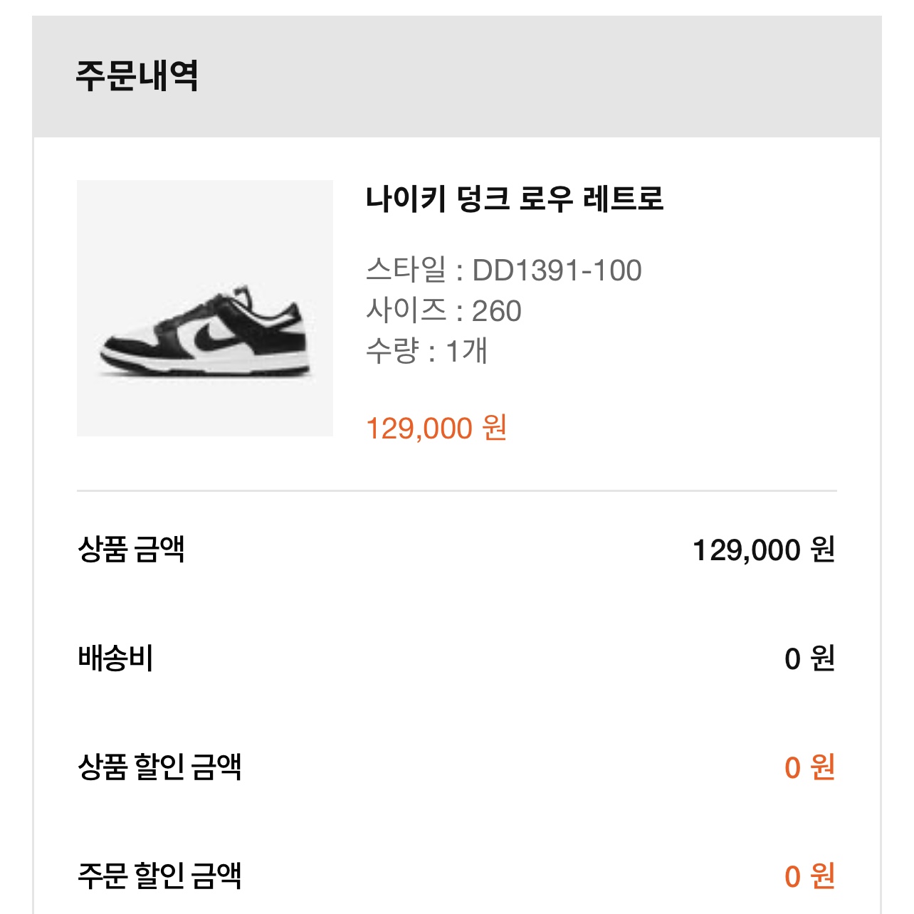 Nike Dunk Low Retro Black 착용 스타일
