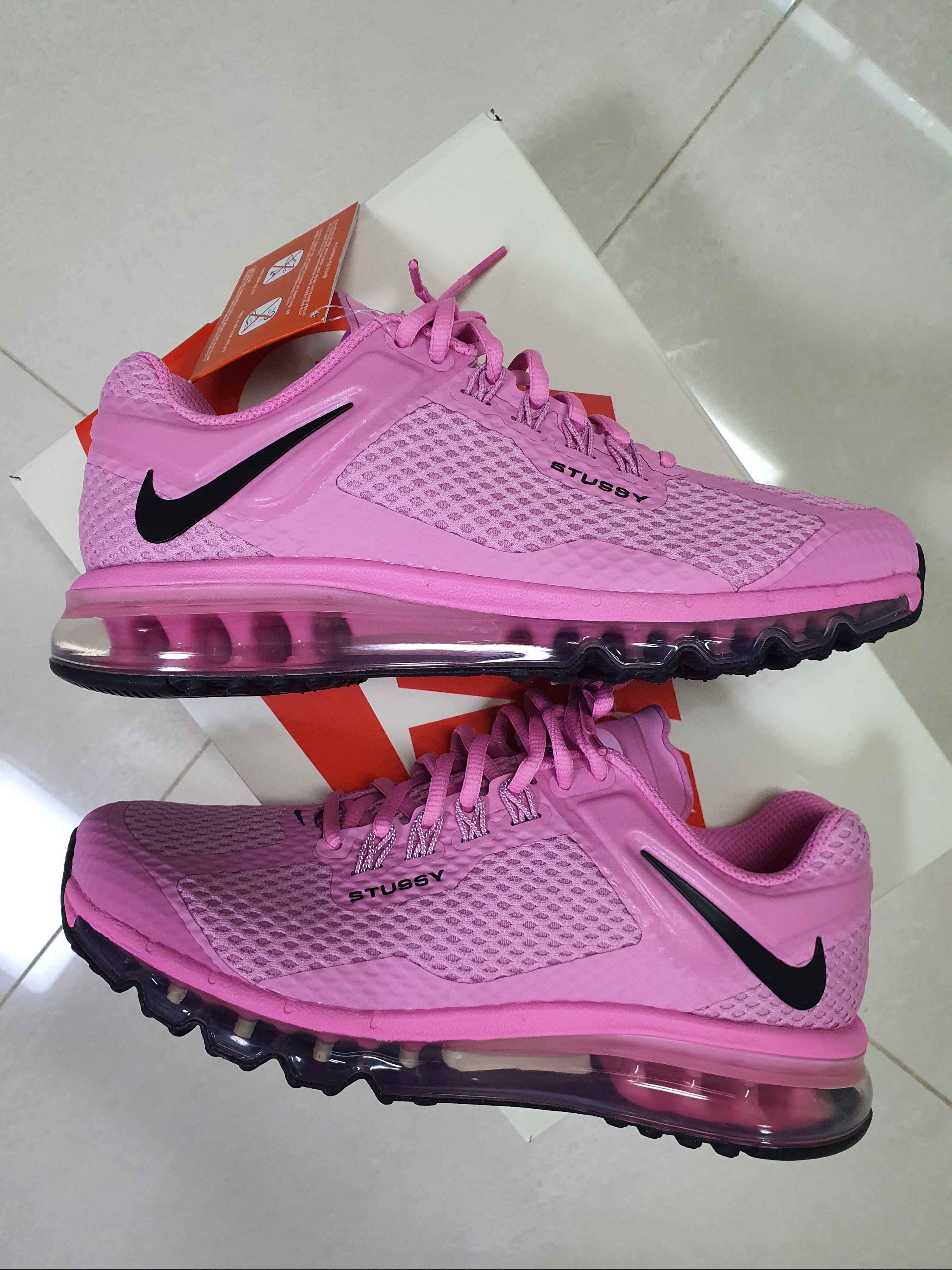 Nike x Stussy Air Max 2013 Psychic Pink 착용 스타일 - 3