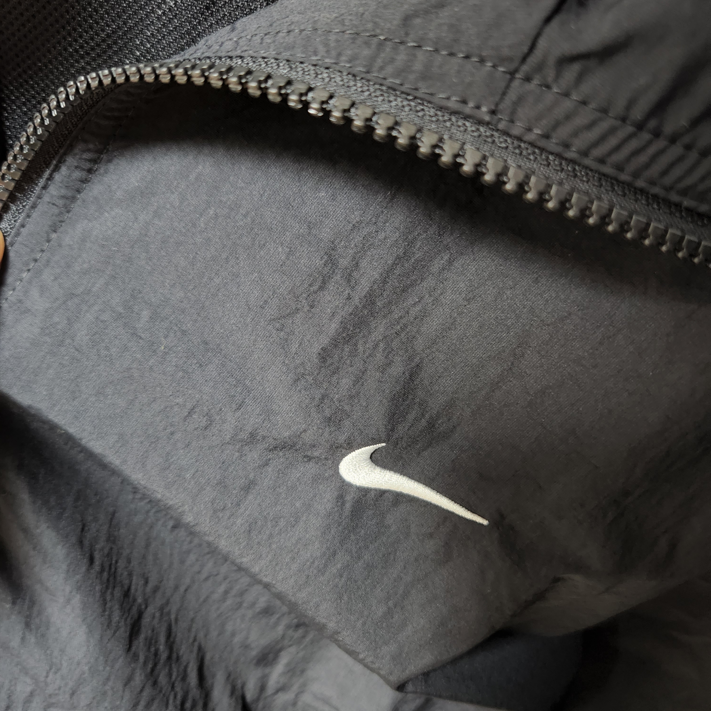 Nike NRG Solo Swoosh Woven Track Jacket Black - Asia 착용 스타일