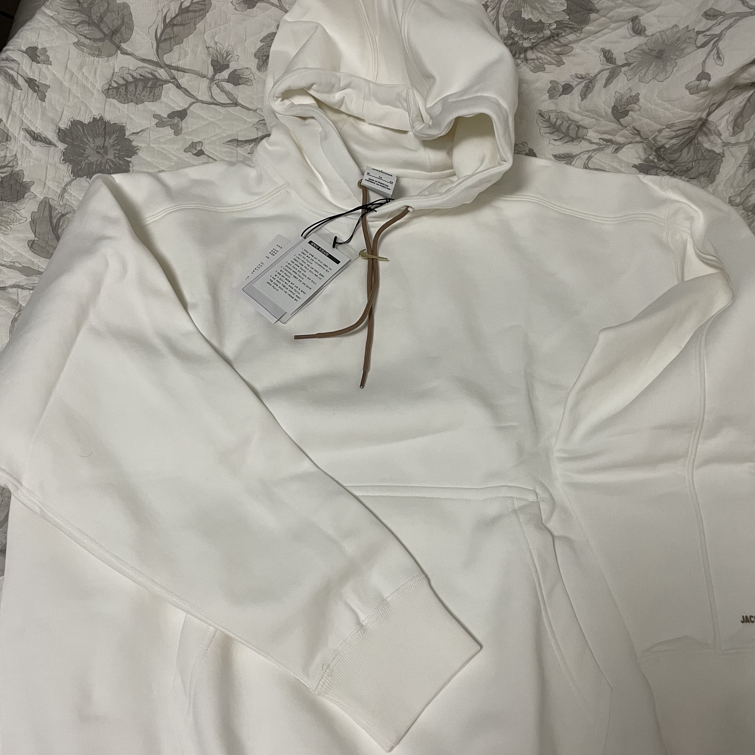 Nike x Jacquemus NRG Fleece Hoodie Sail - Asia 착용 스타일