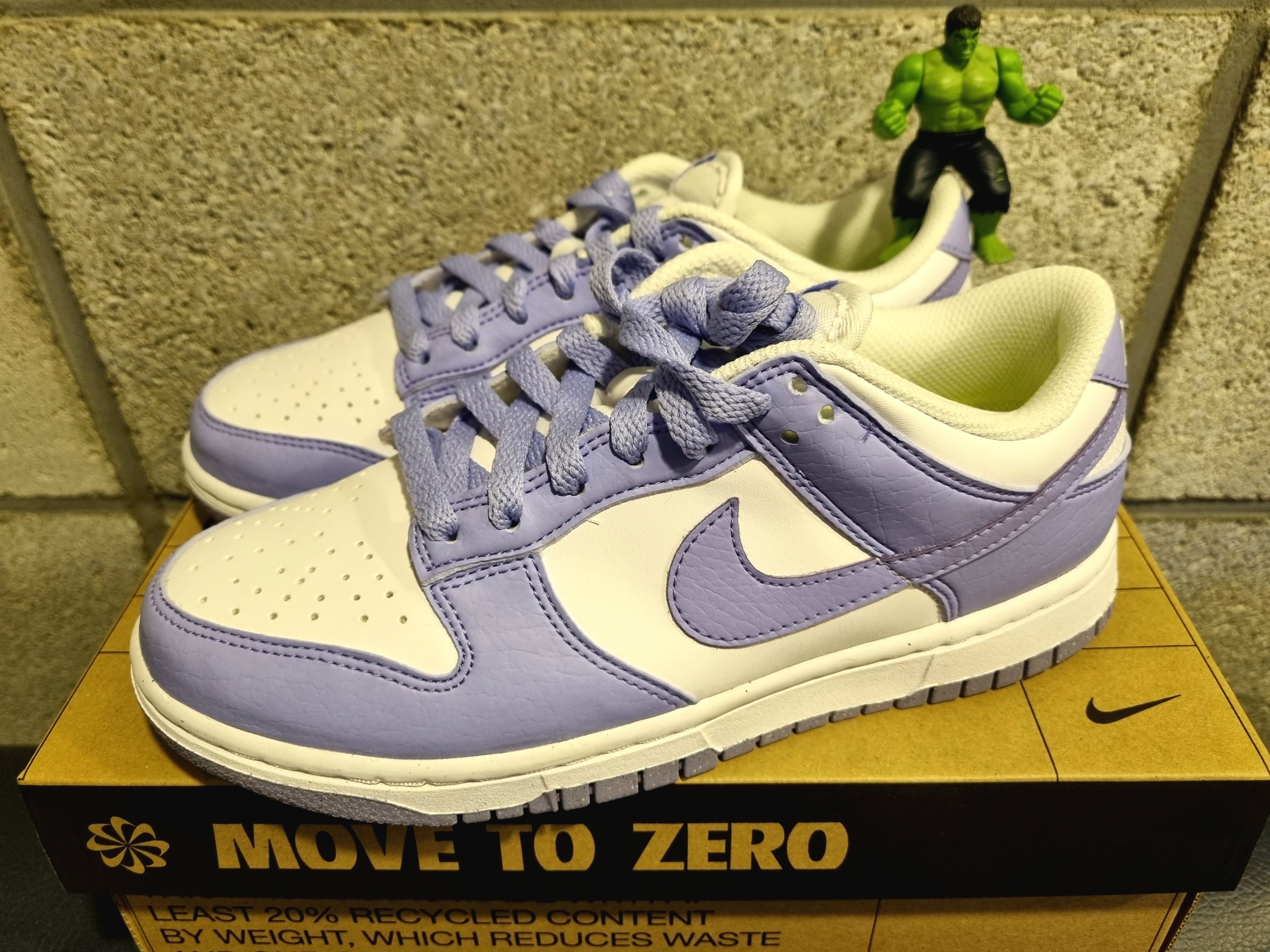 (W) Nike Dunk Low Next Nature Lilac 착용 스타일 - 1