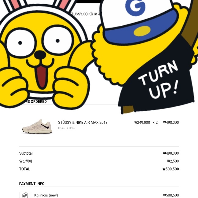Nike x Stussy Air Max 2013 Fossil 착용 스타일