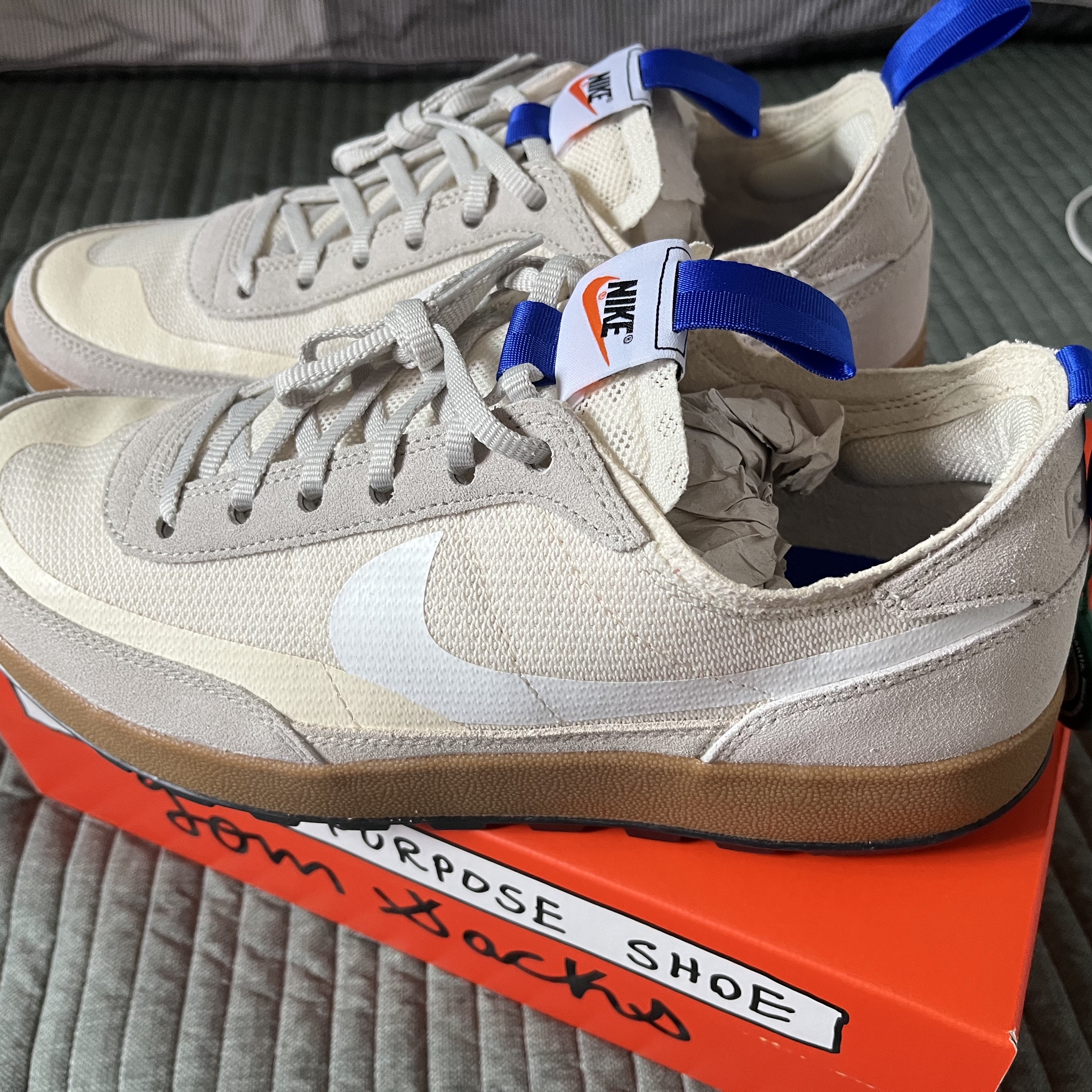 Nike x Tom Sachs General Purpose Shoe Light Cream 착용 스타일