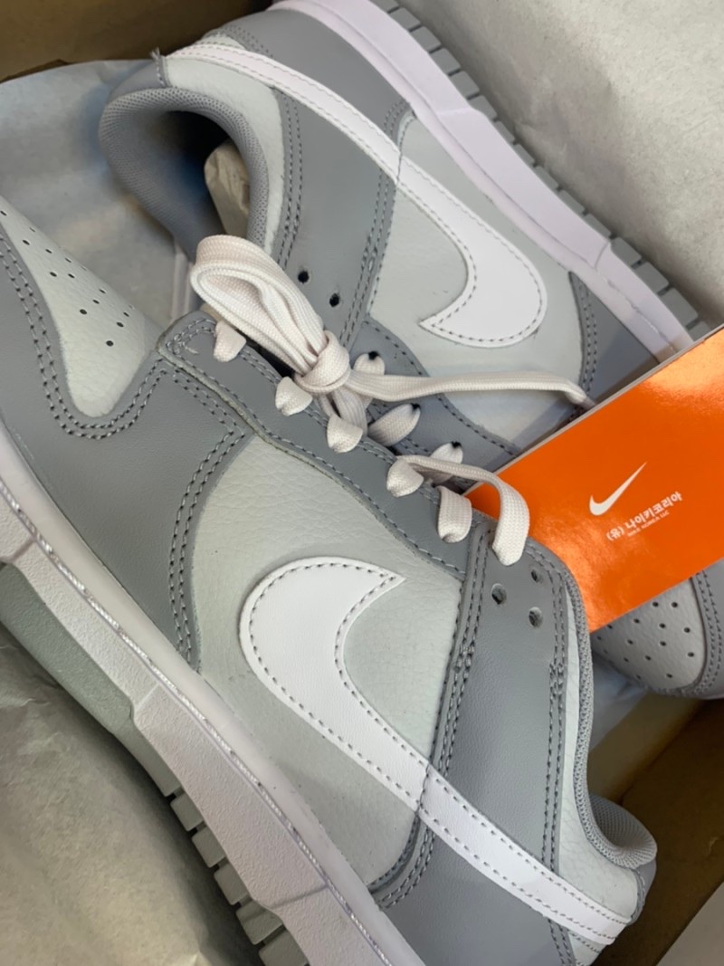 Nike Dunk Low Retro Wolf Grey 착용 스타일