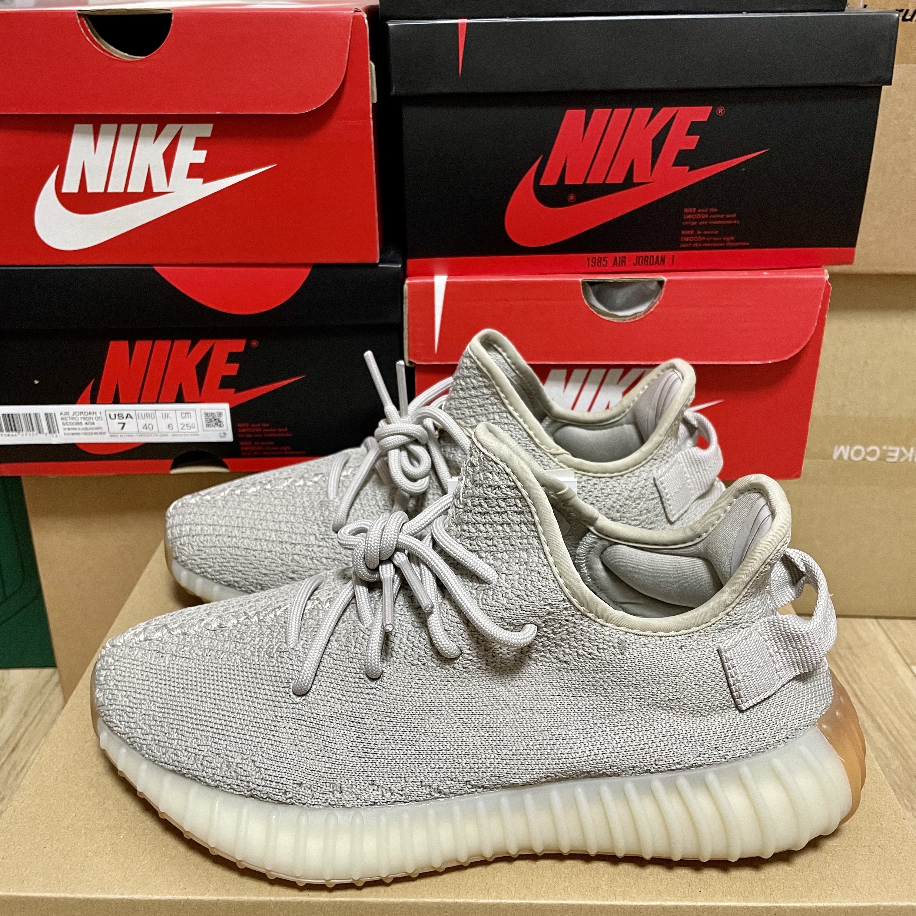 Adidas Yeezy Boost 350 V2 Sesame 2022, Adidas Yeezy Boost 350 V2 Sesame 2018 착용 스타일