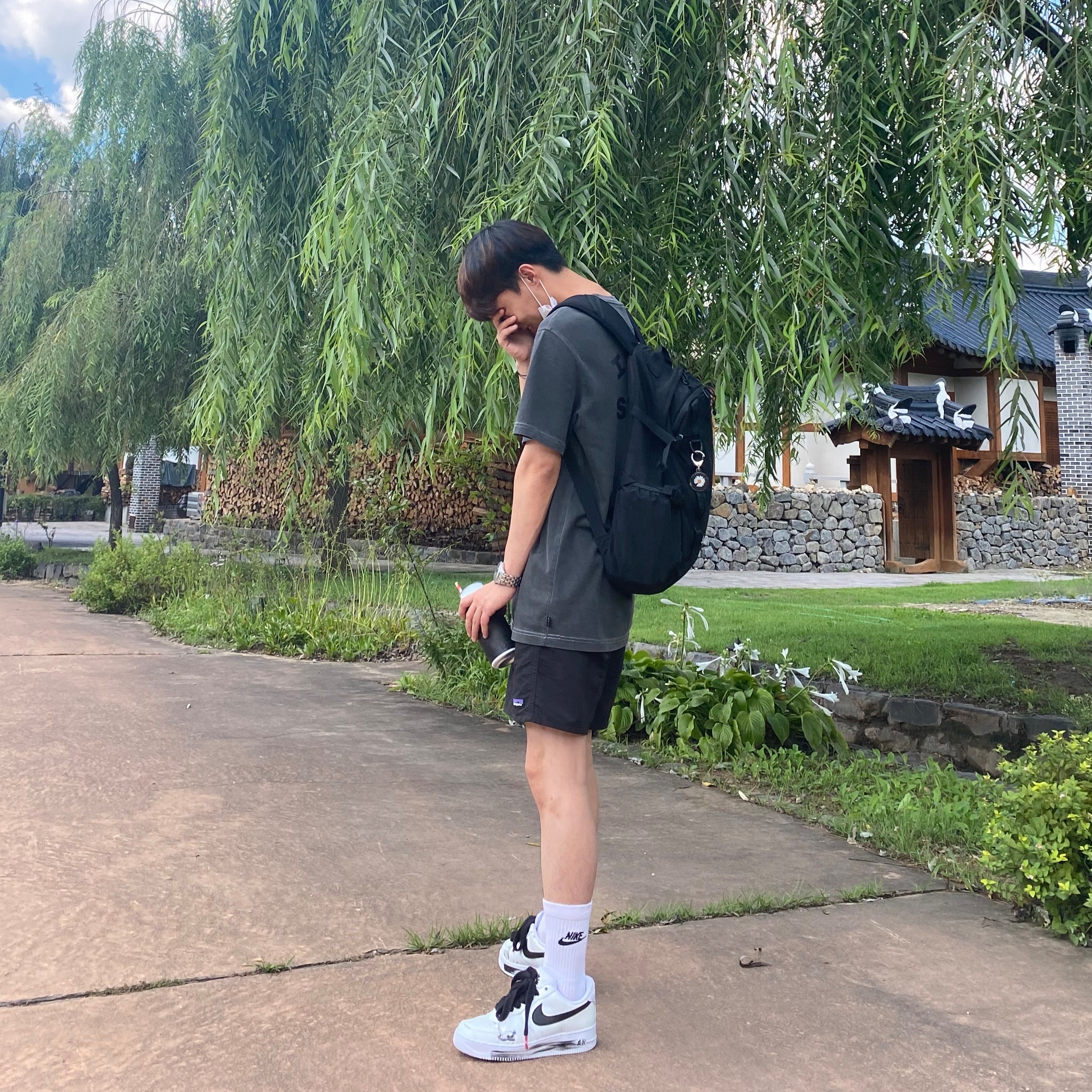 Supreme Backpack Black - 20FW, Nike x Peaceminusone Air Force 1 Low Para-Noise 2.0 착용 스타일