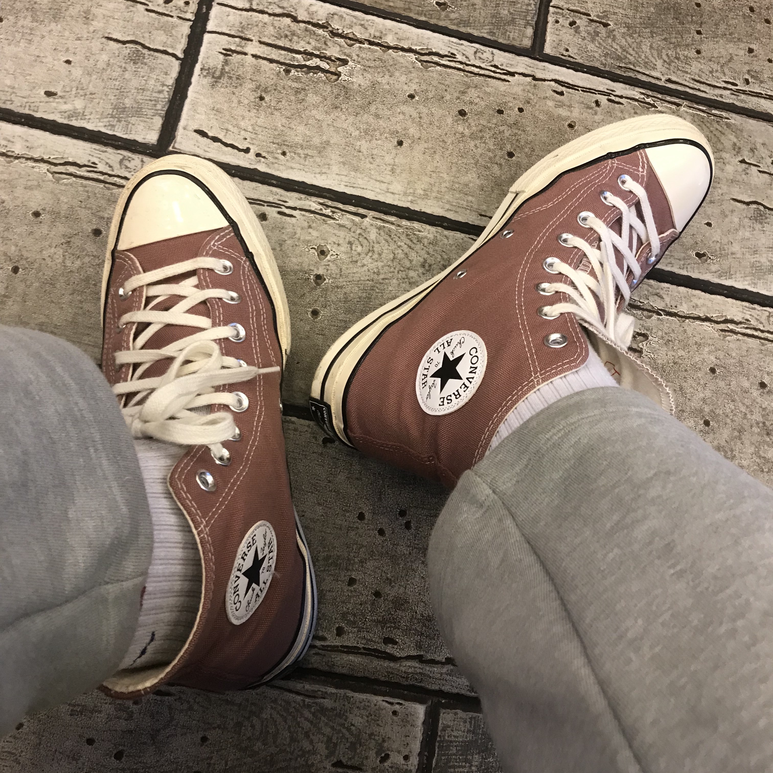 Converse Chuck 70 High Saddle 착용 스타일